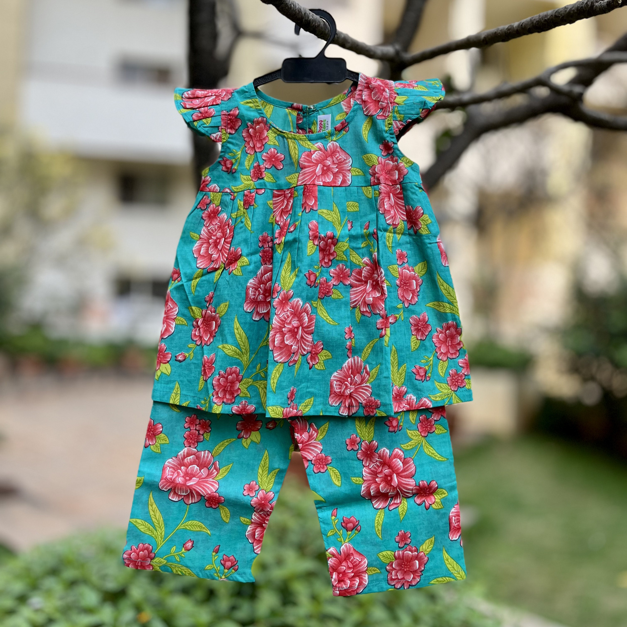 Garden Party Frock-Style Top and Pants