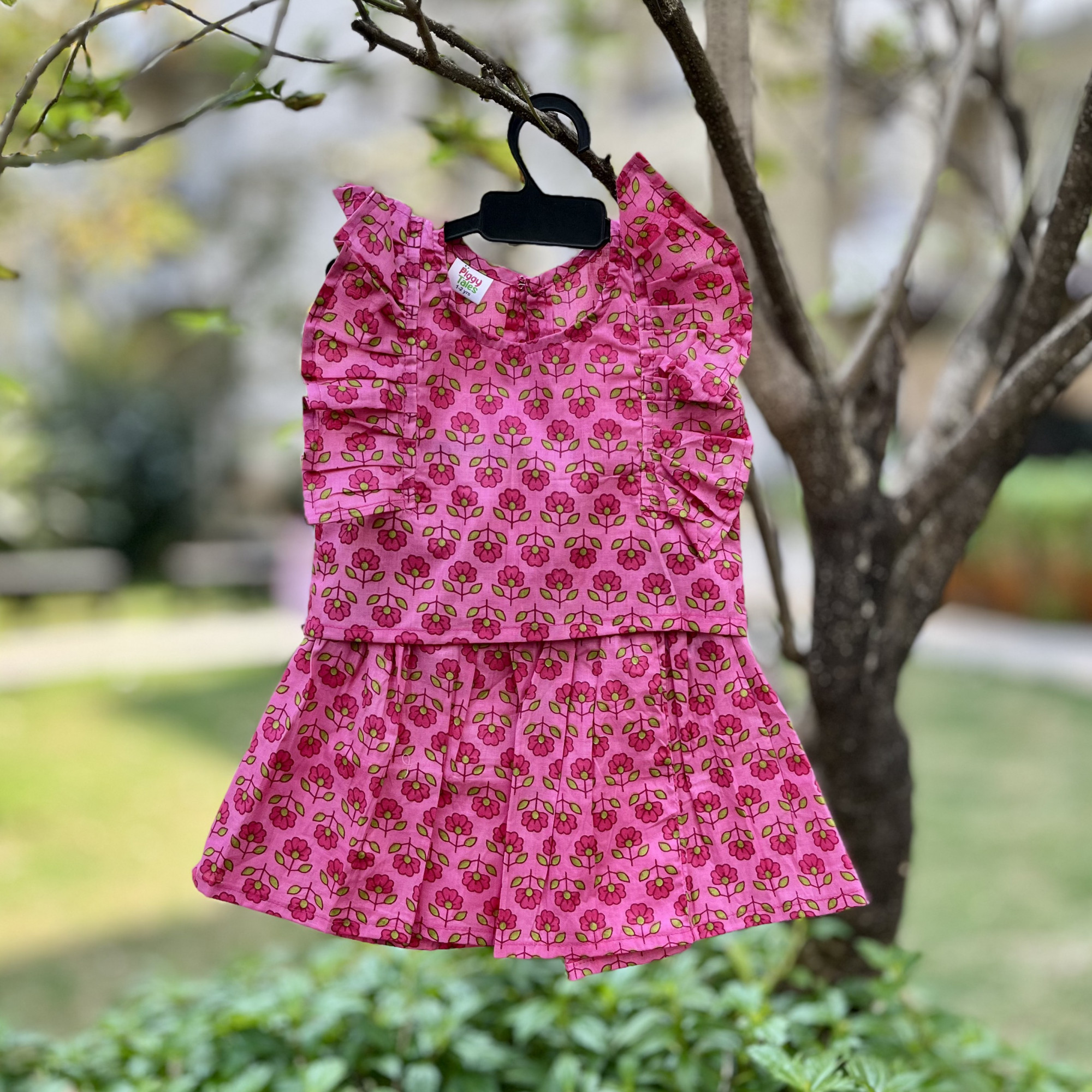 Little Pink Blossom Skirt and Top