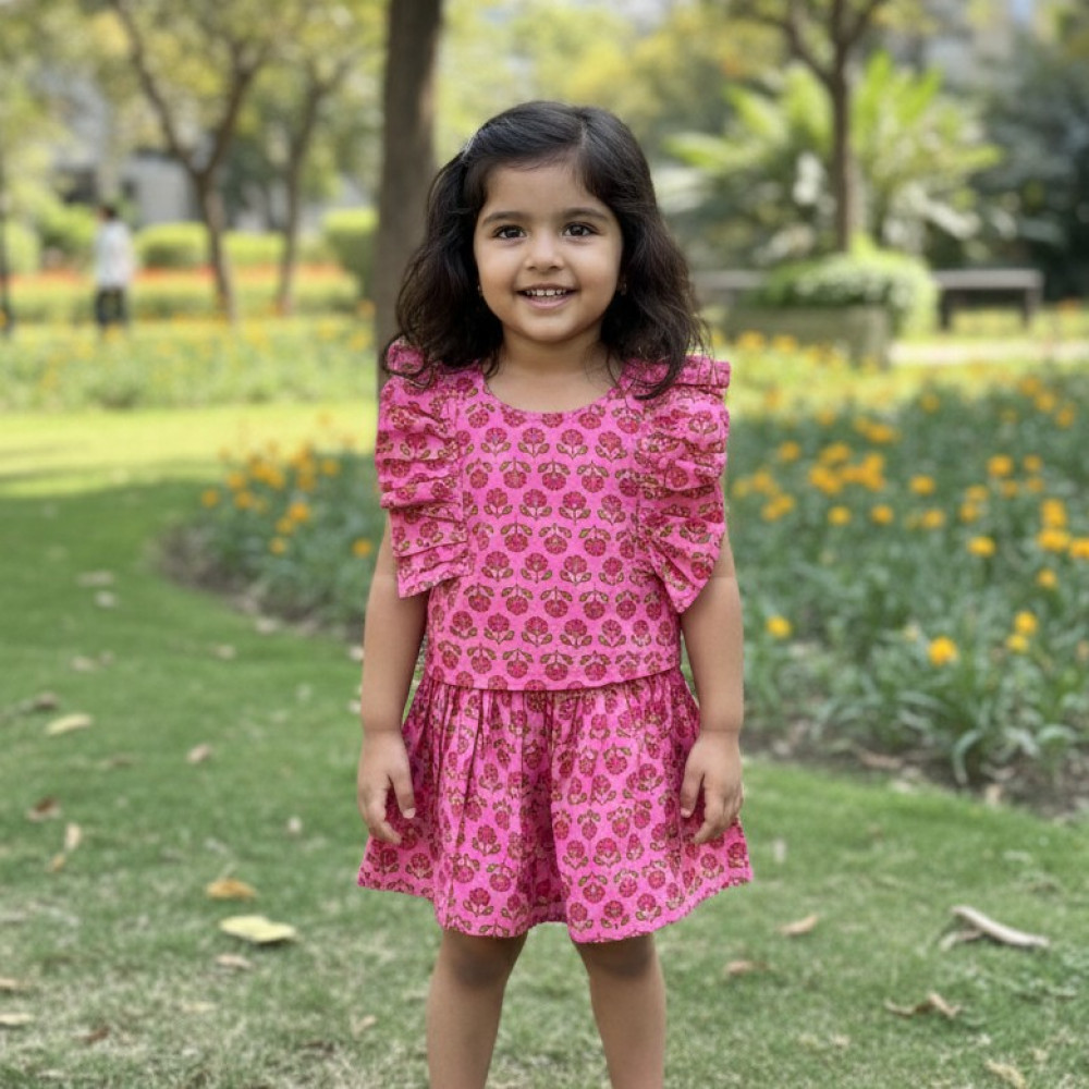 Image of Little Pink Blossom Skirt and Top