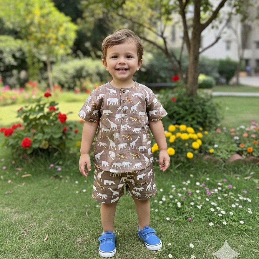 Wild Safari Print Summer Set