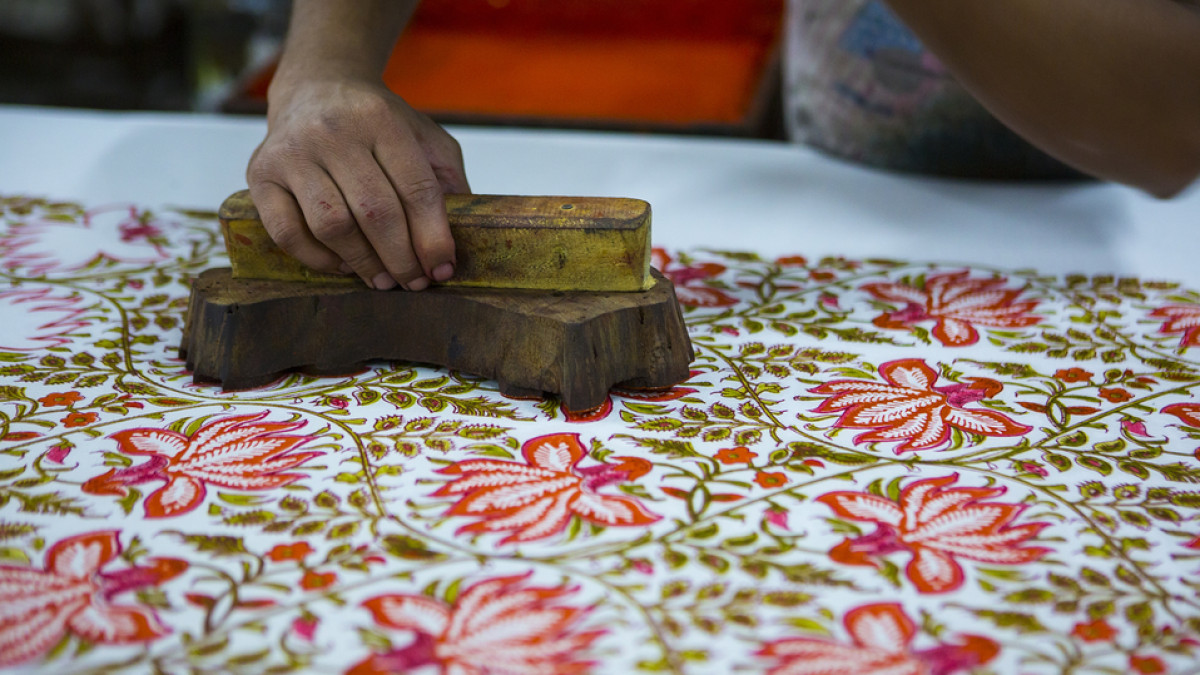 Sanganeri Block Printing