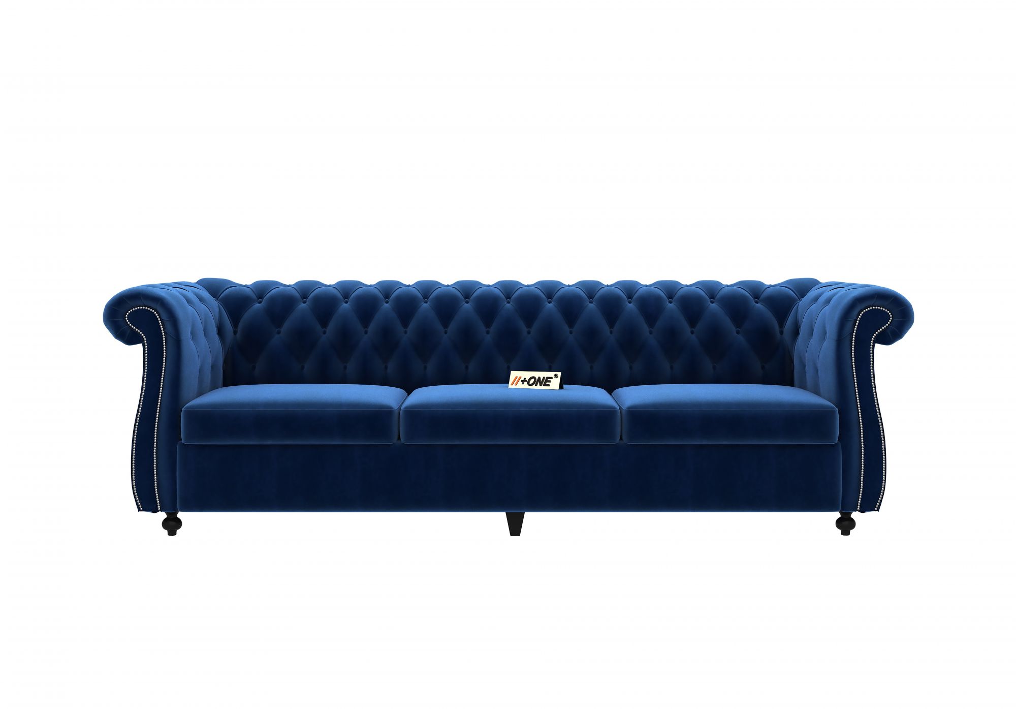 Lord Indigo Blue 3 Seater Sofa