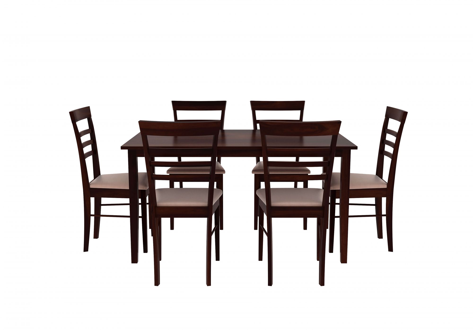 Lena Sheesham Wood Dining Table 6 Seater