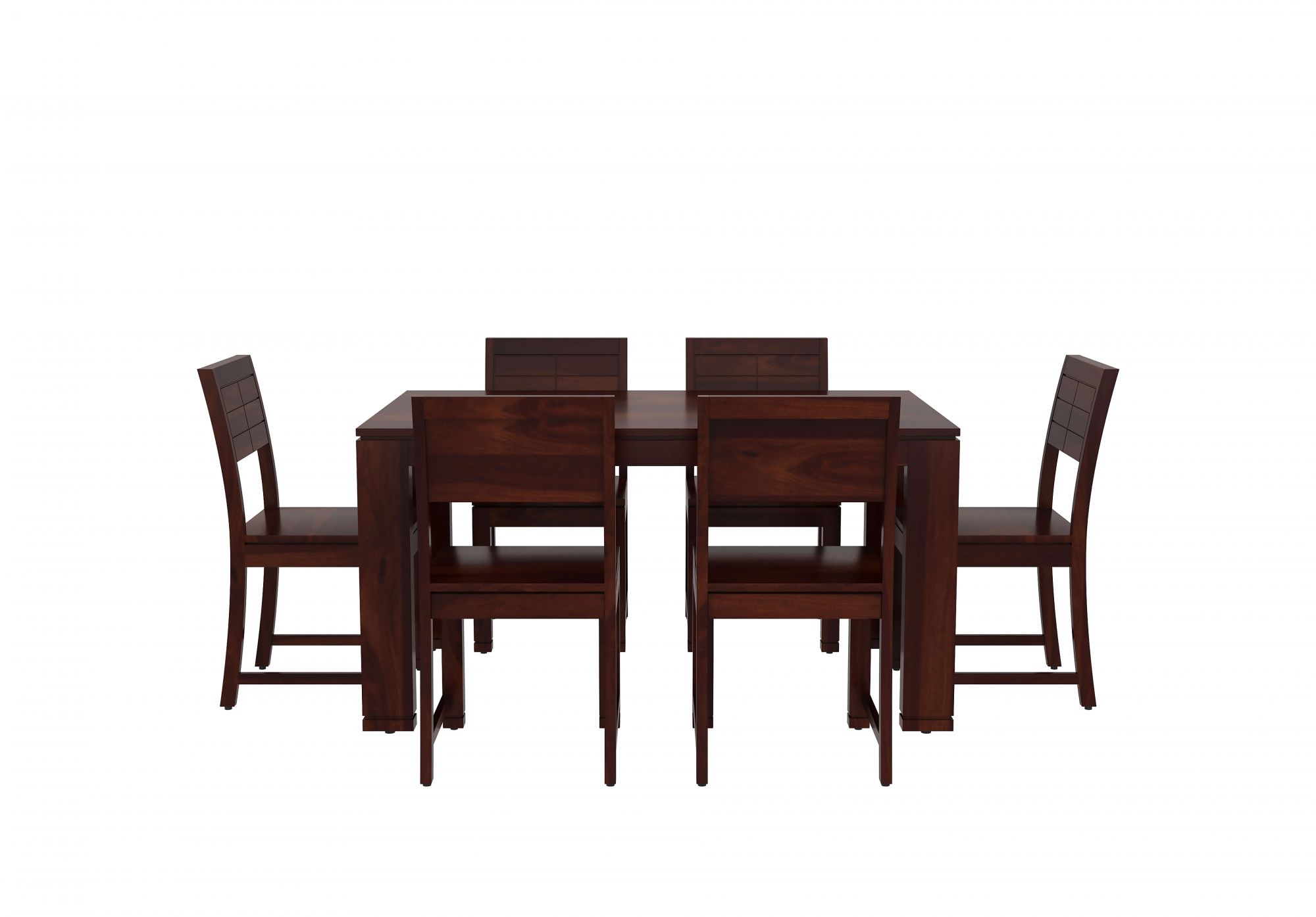 Capri Sheesham Wood Dining Table 6 Seater
