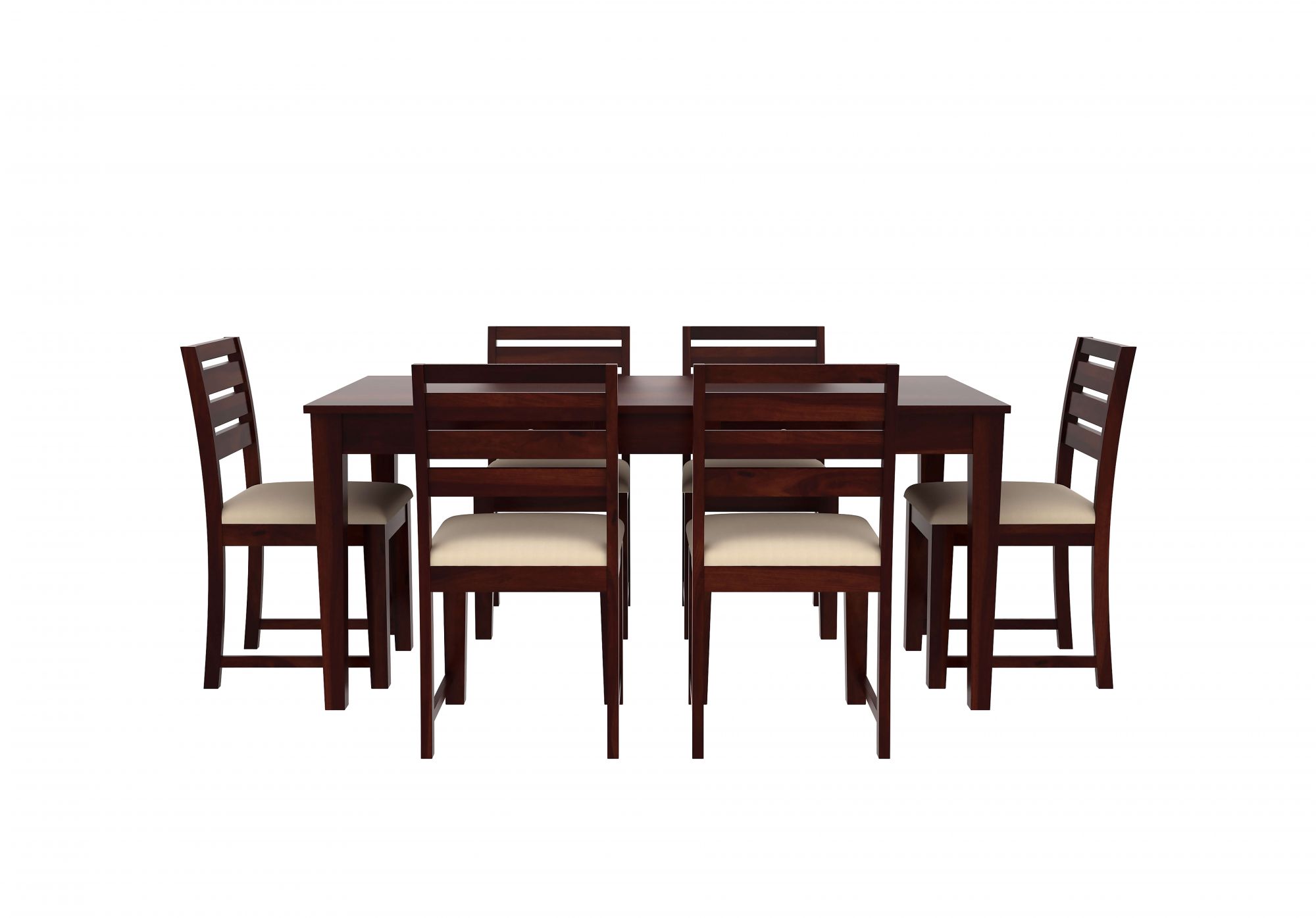 Rocha Sheesham Wood Dining Table 6 Seater