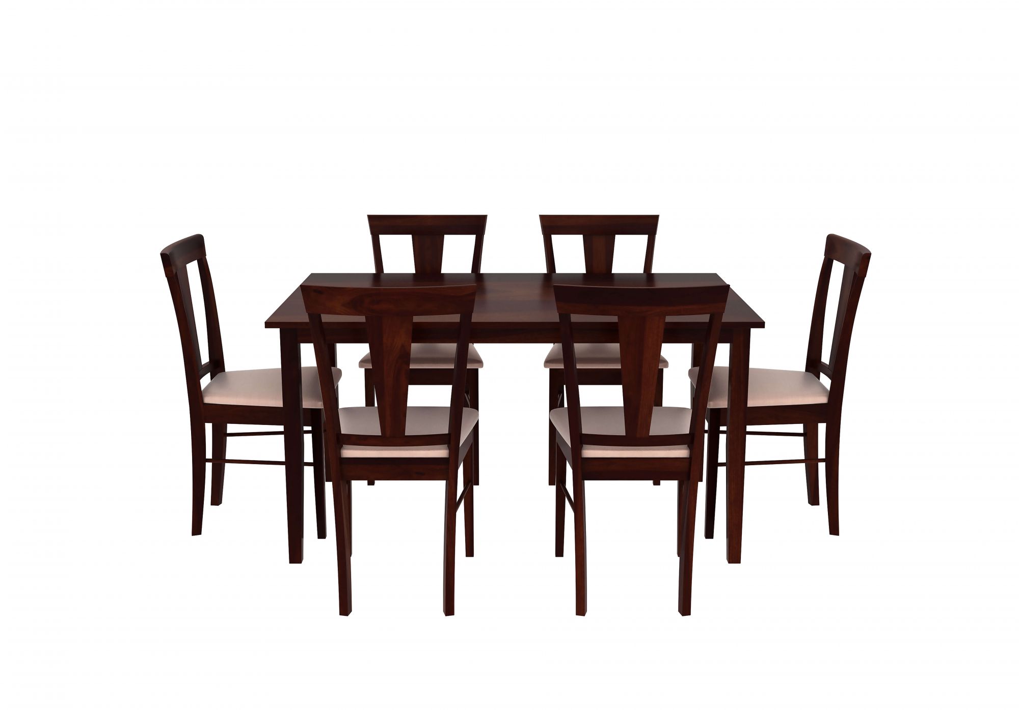 Amur Sheesham Wood Dining Table 6 Seater