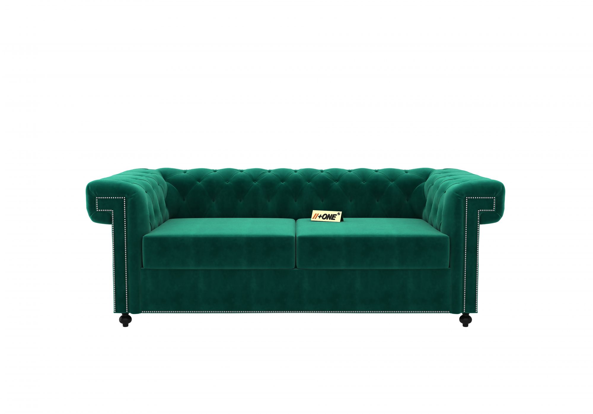 Octa Emerald Green 2 Seater Sofa