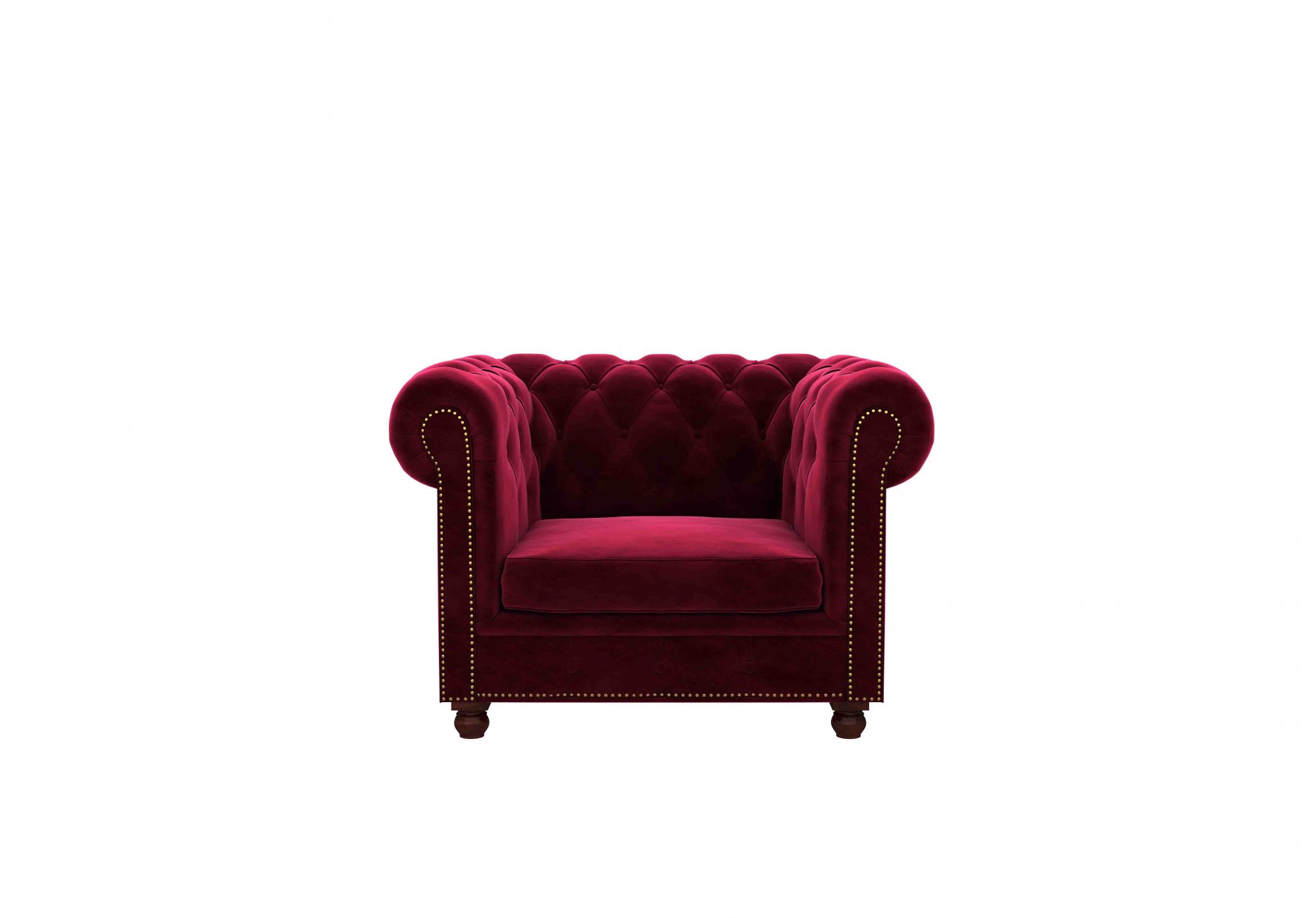Windsor Brown 1 Seater Sofa Set
