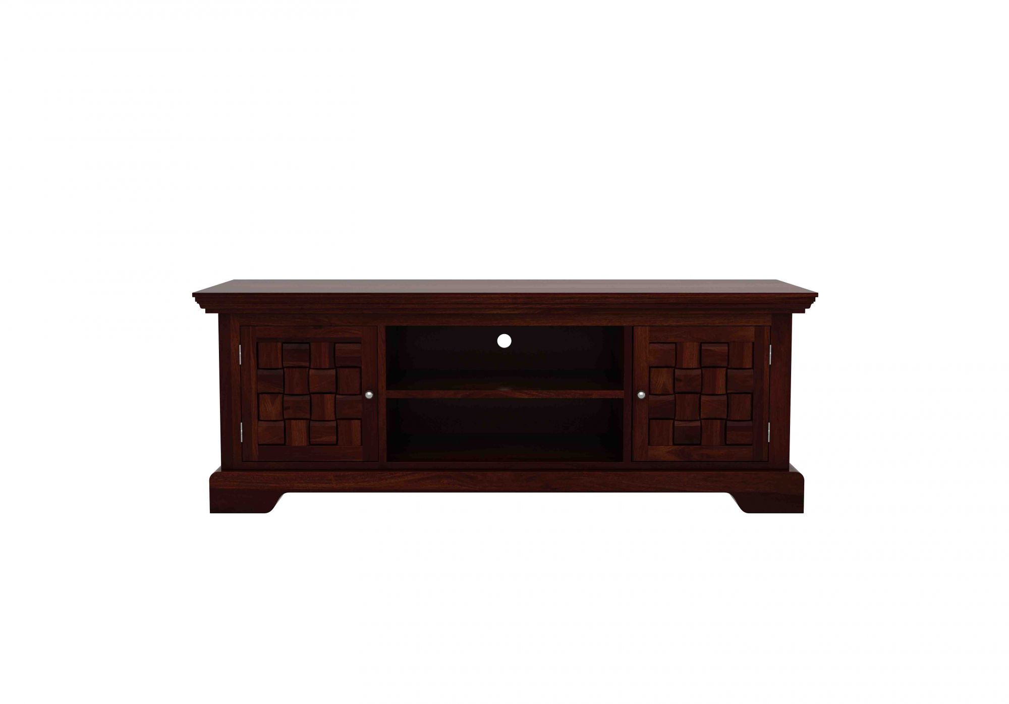 Flamingo Sheesham Wood TV Unit Walnut finish