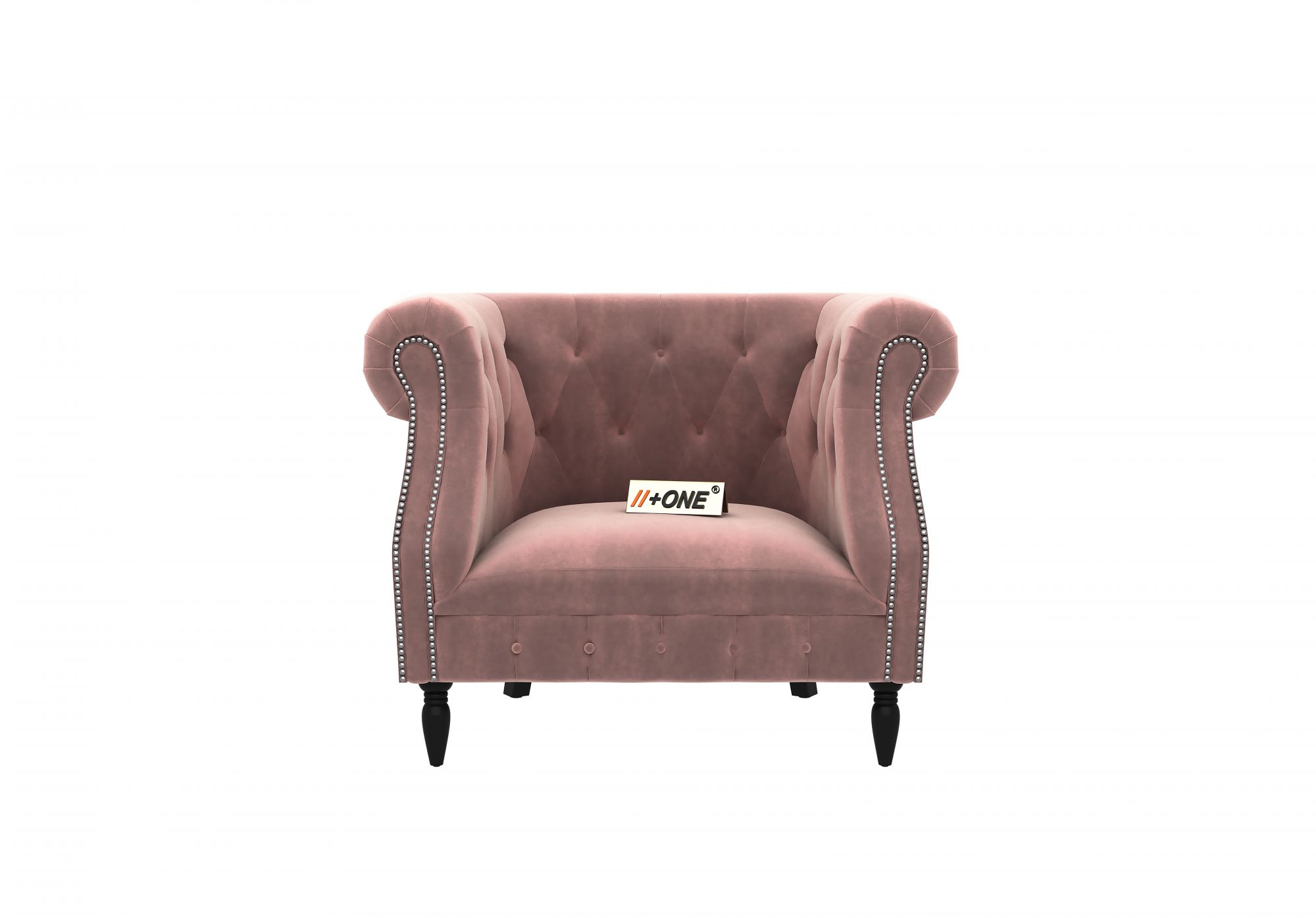 Baron Rose Dust 1 Seater Sofa
