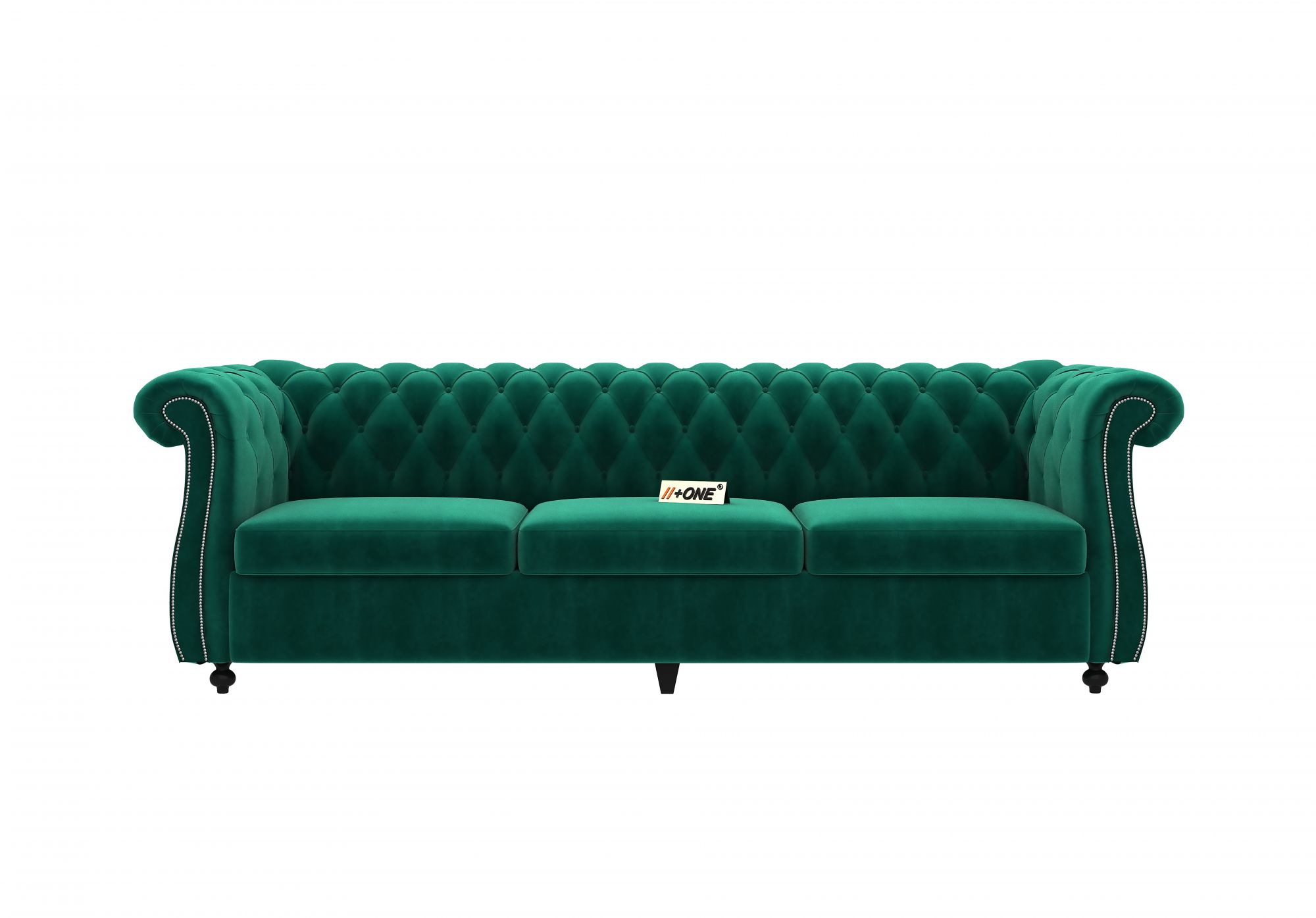 Lord Emerald Green 3 Seater Sofa