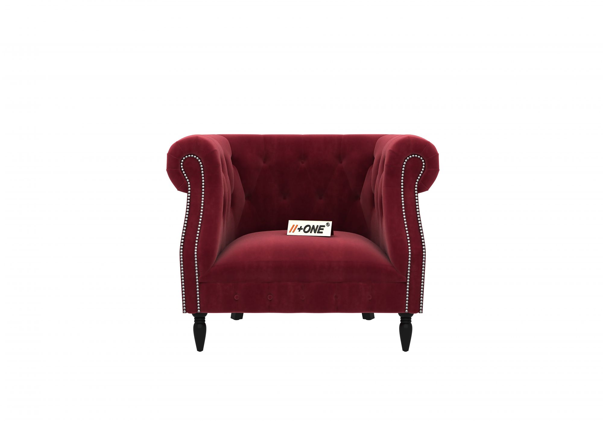 Baron Pomegranate 1 Seater Sofa