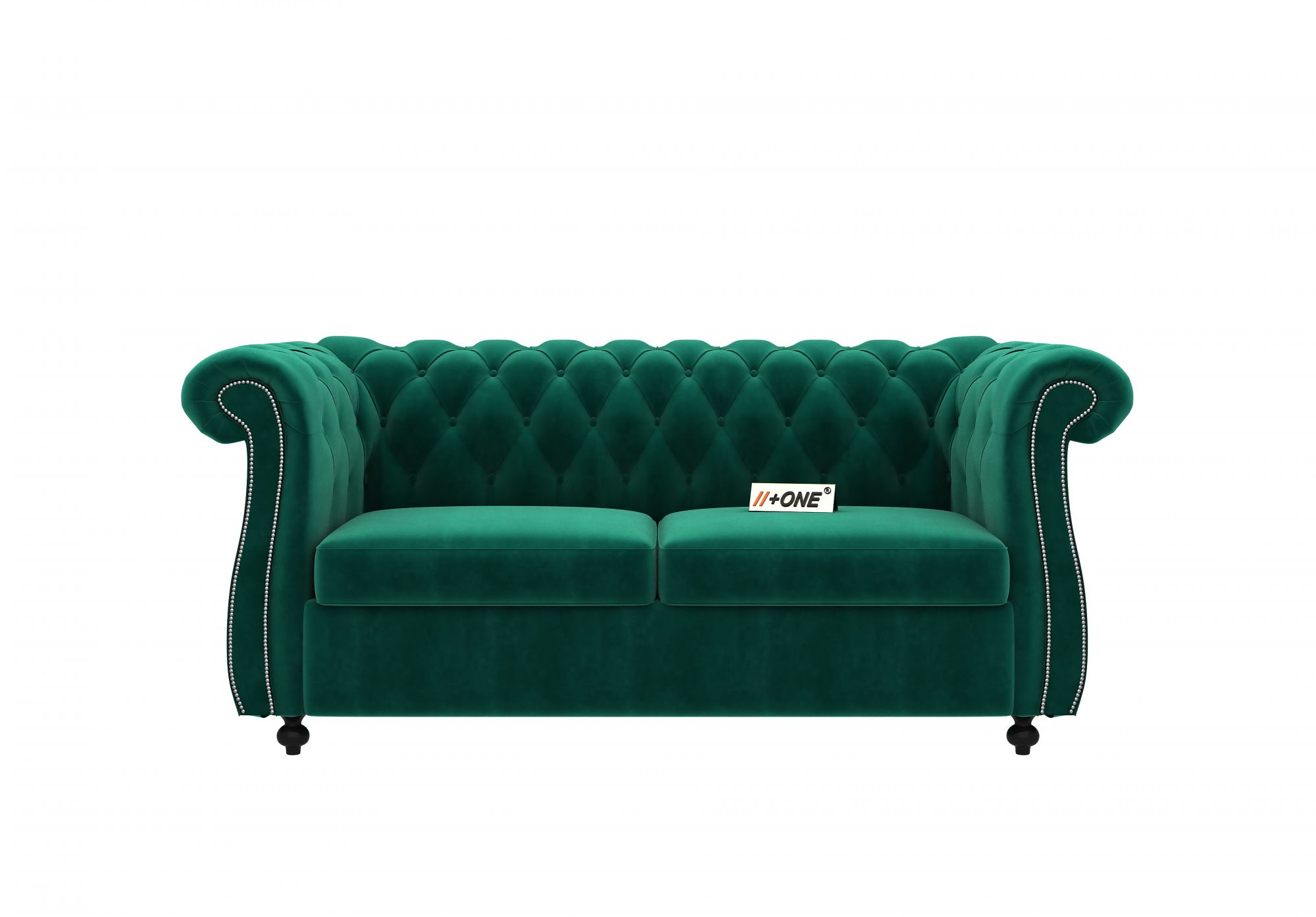 Lord Emerald Green 2 Seater Sofa