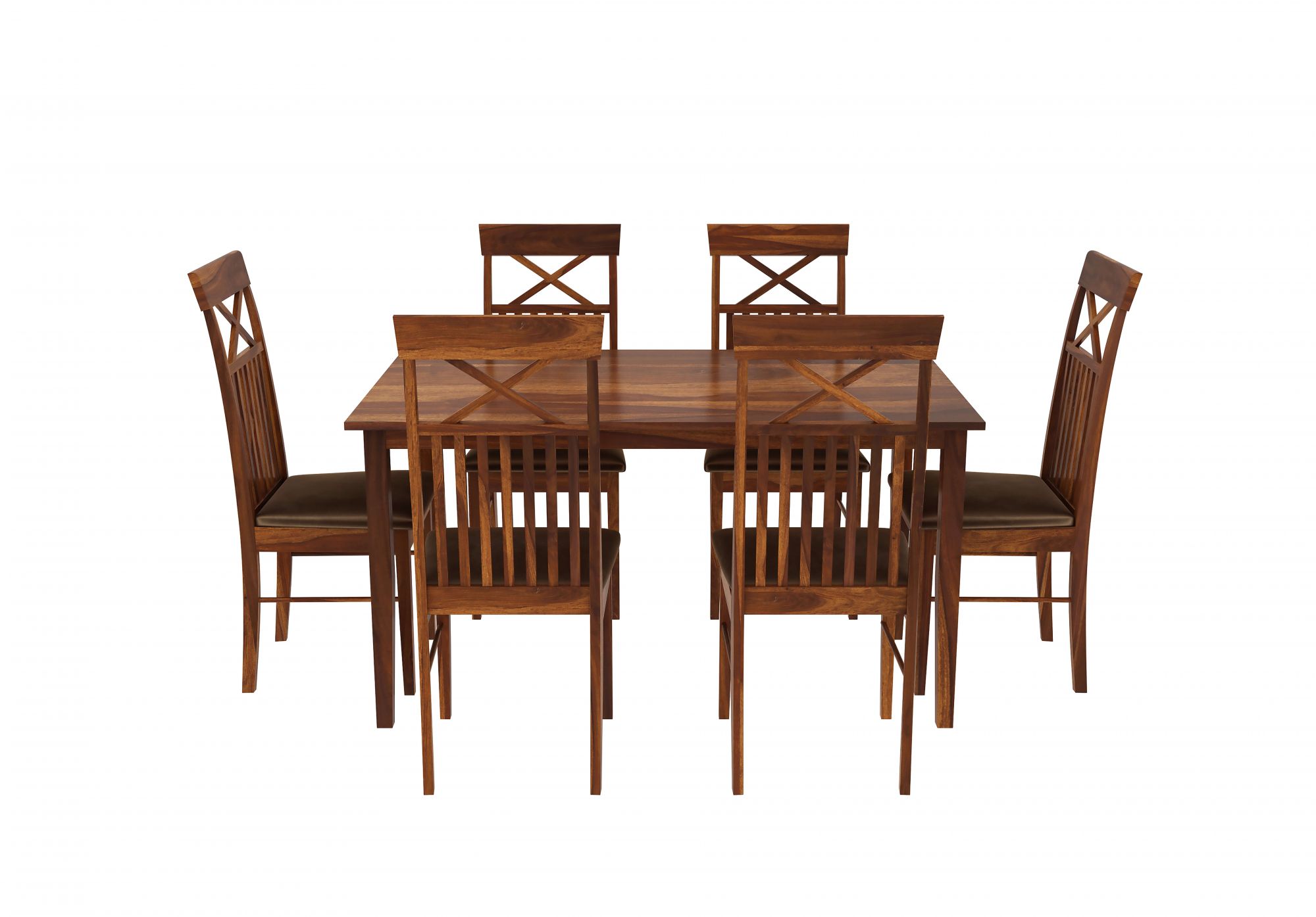 Murray Sheesham Wood Dining Table 6 Seater