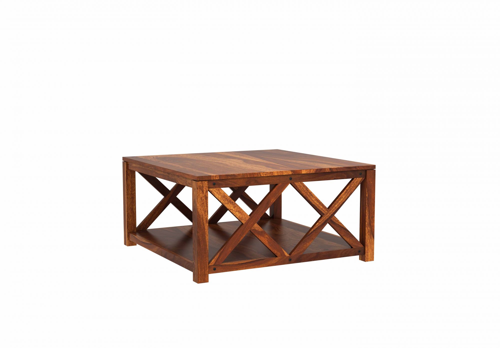 Bliss Wooden Center Table Walnut