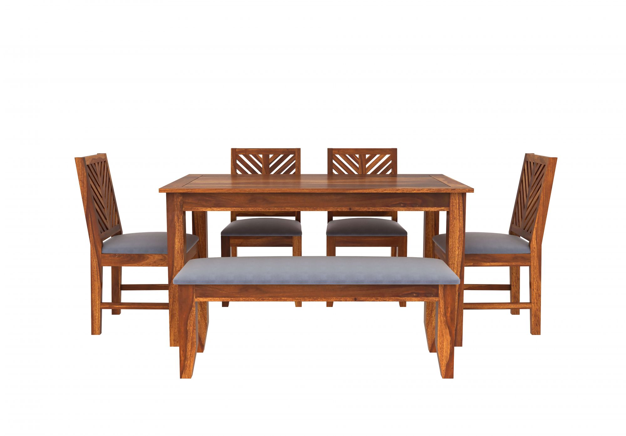 Corsica Sheesham Wood Dining Table 6 Seater