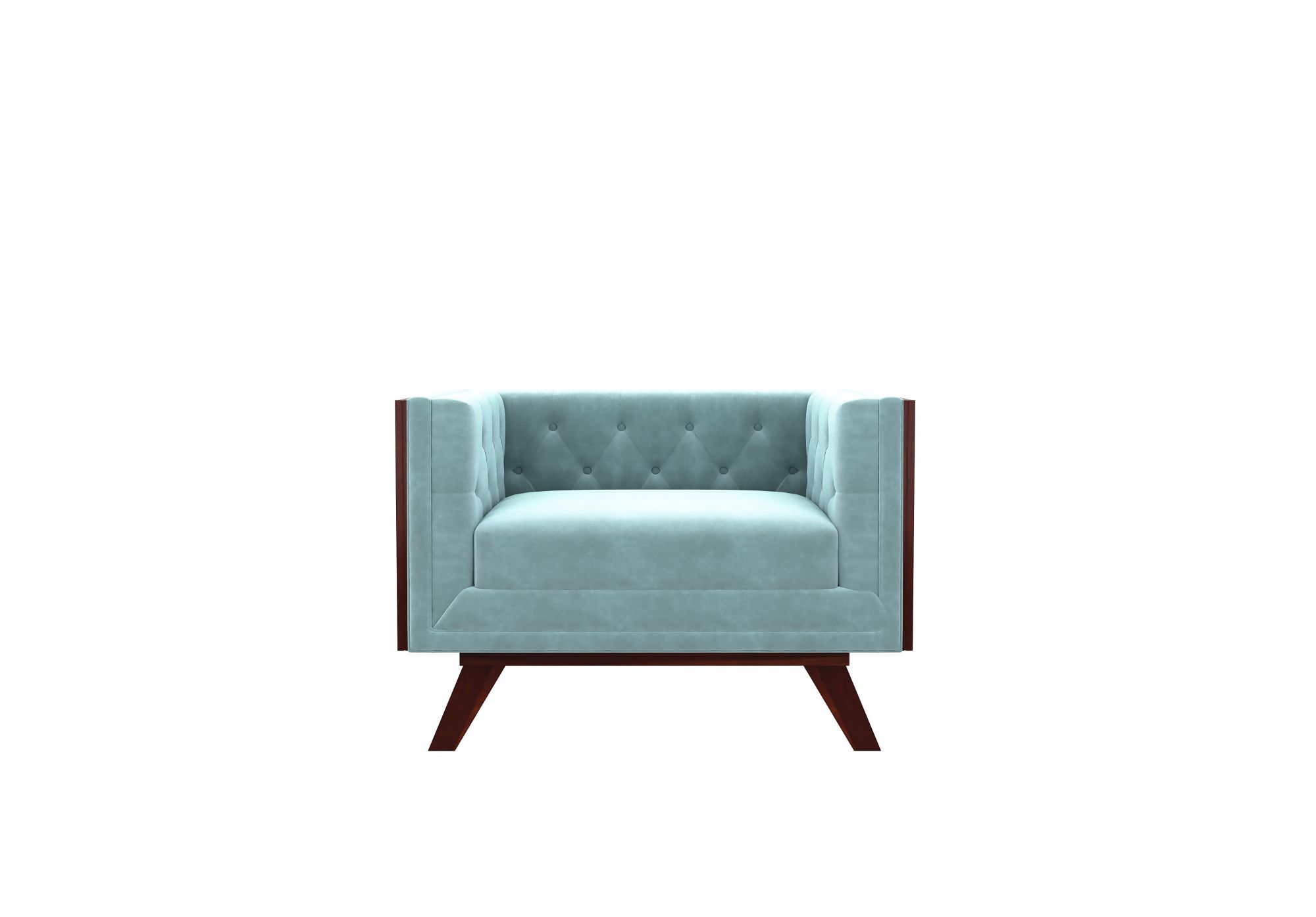 Syros Dusk Blue 1 Seater Sofa