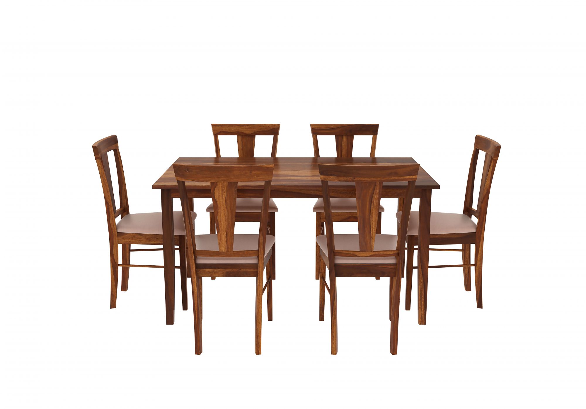 Amur Sheesham Wood Dining Table 6 Seater