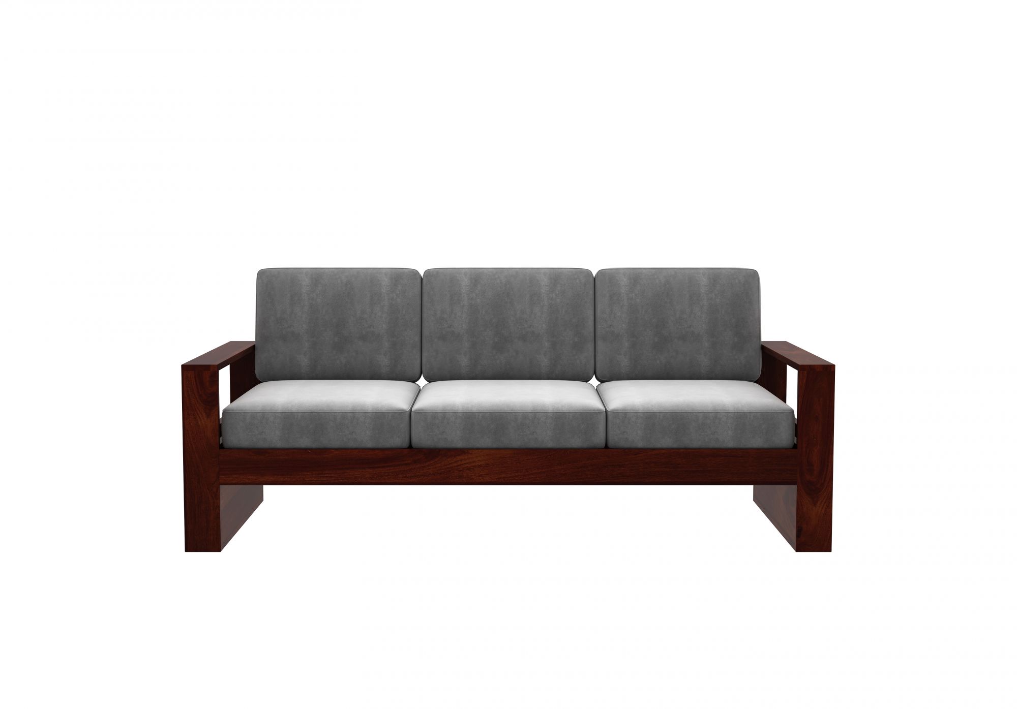 Picton Grey Wooden Sofa Set 5 Seater