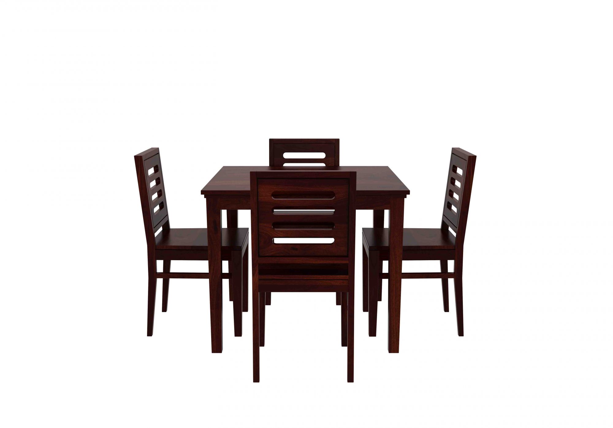 Crater Sheesham Wood Dining Table 4 Seater