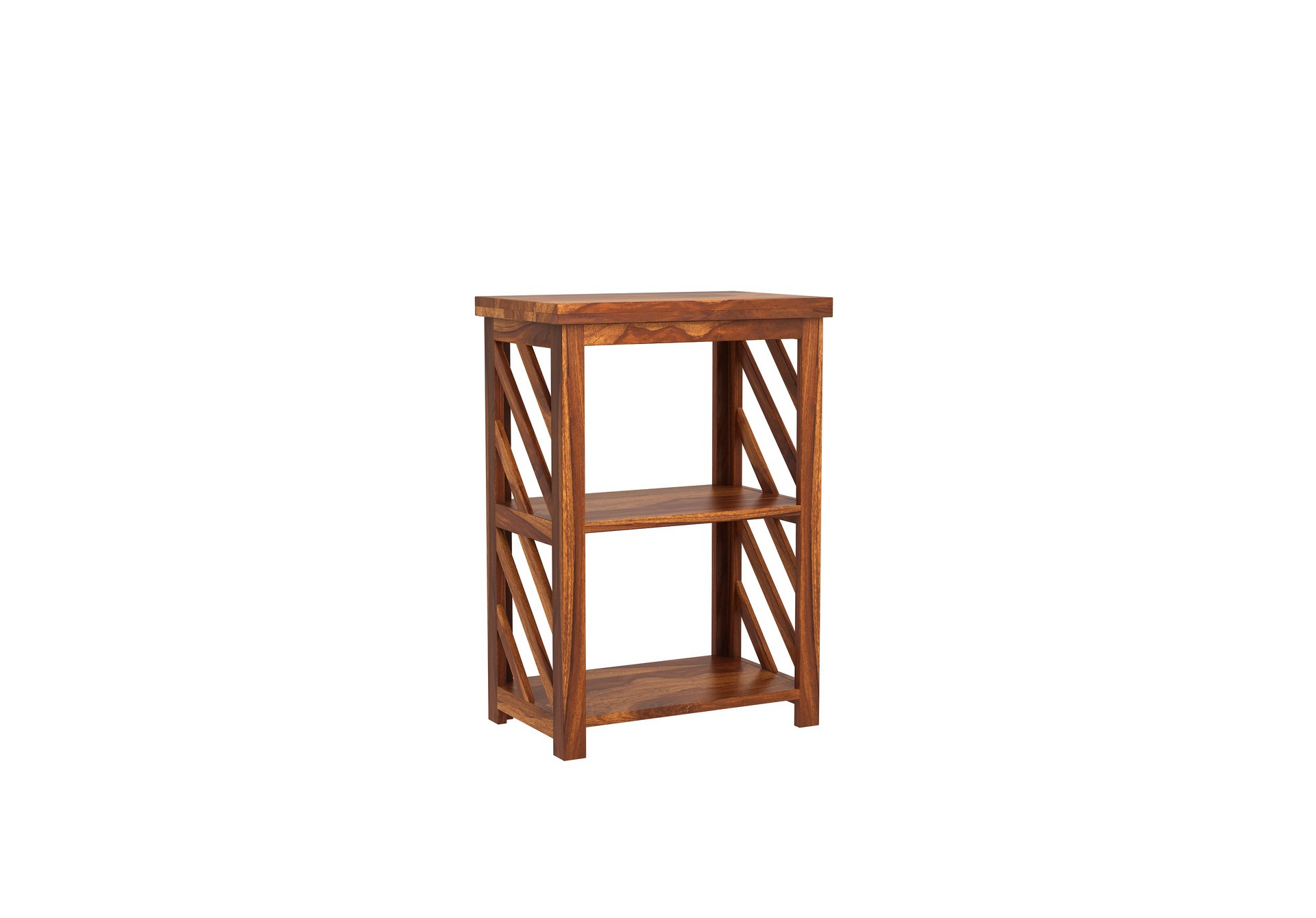 Saylor Sheesham Wood Bookshelf Teak finish
