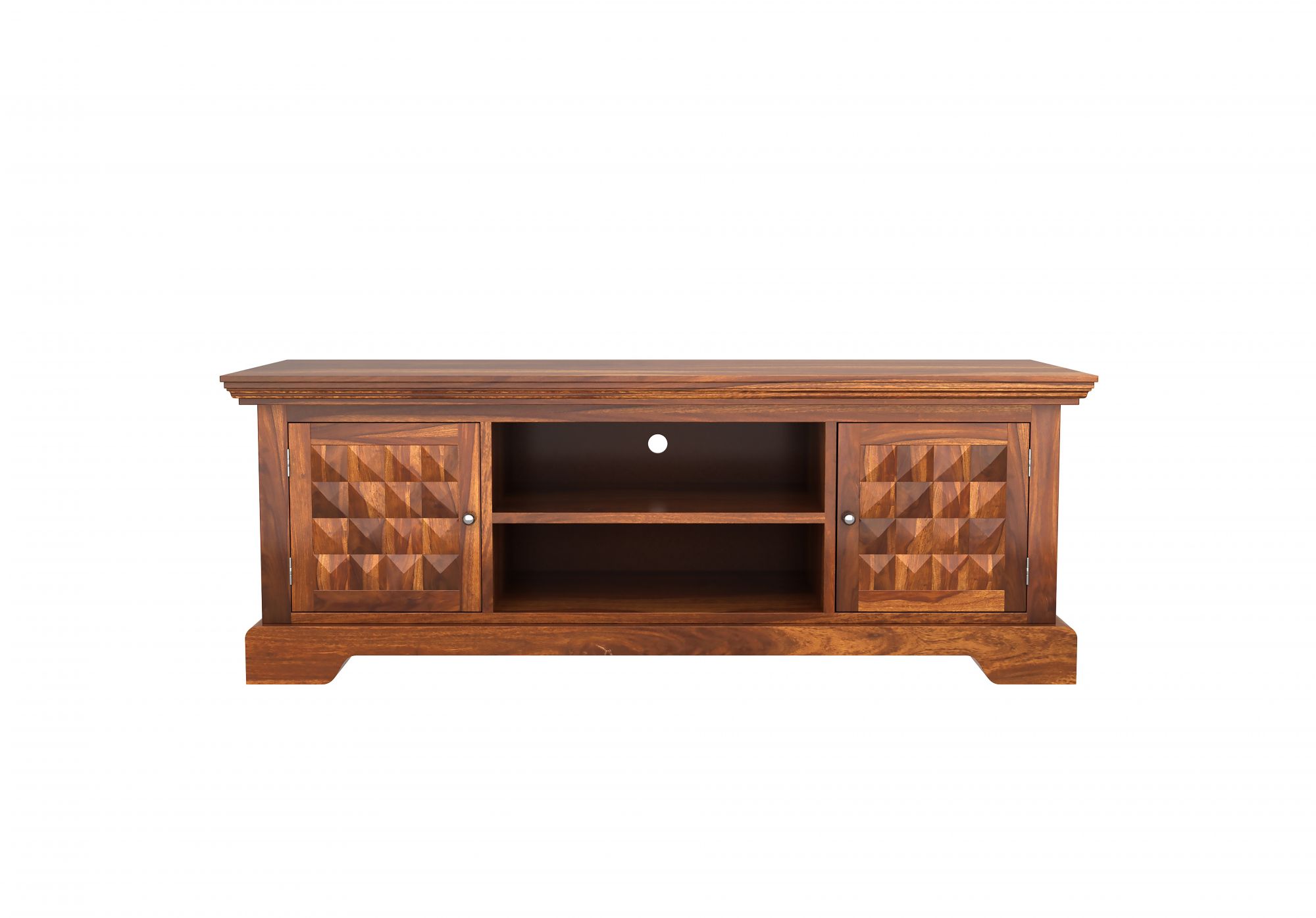 Diamond Sheesham Wood TV Unit