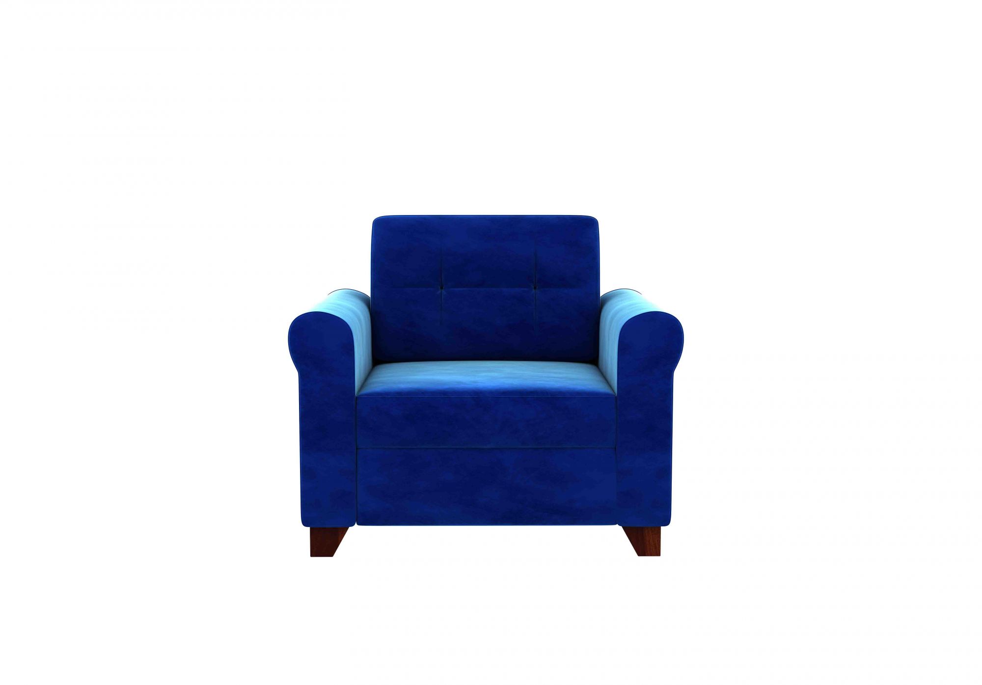 Monarch Brown 1 Seater Sofa Set
