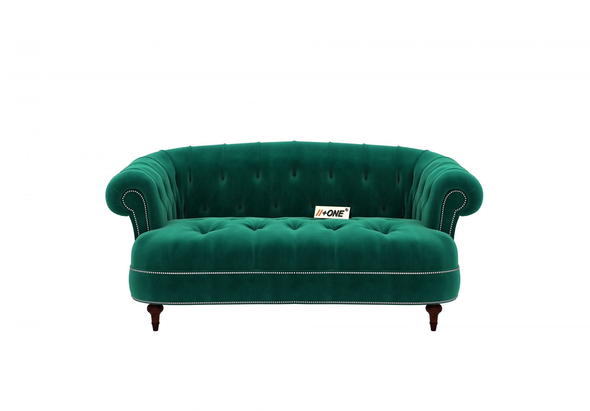 Duke Emerald Green 2 Seater Sofa