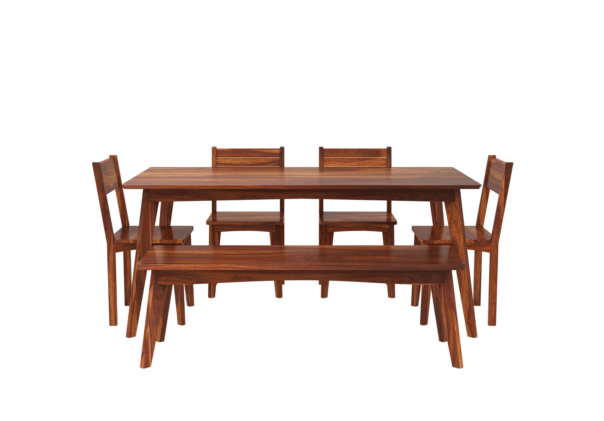 Congo Sheesham Wood Dining Table 6 Seater