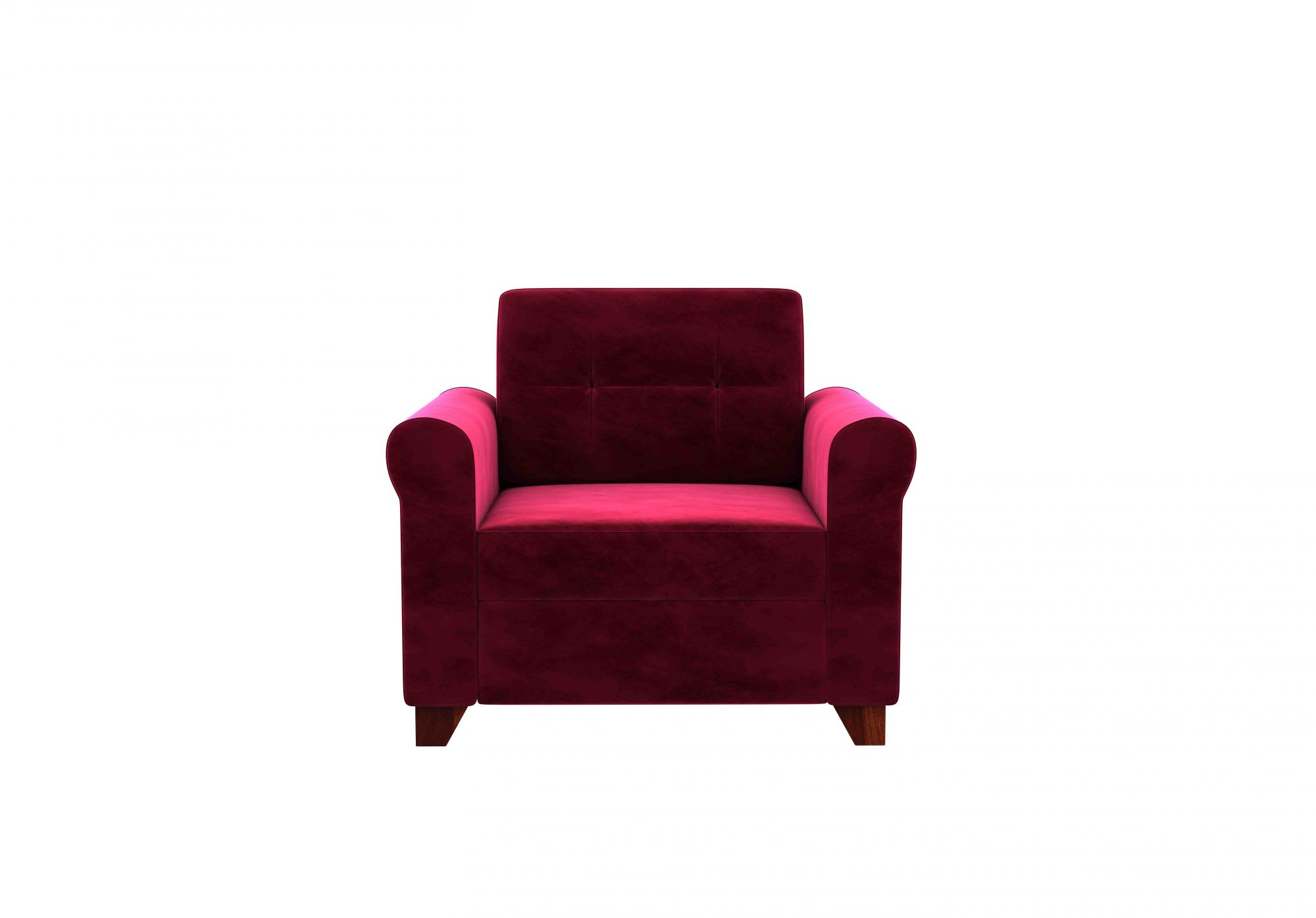 Monarch Brown 1 Seater Sofa Set