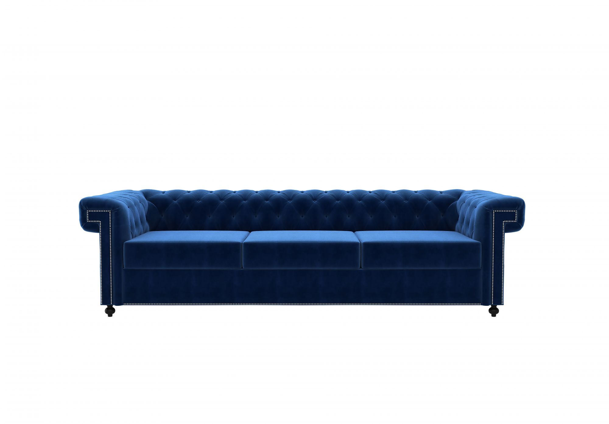 Octa Indigo Blue 3 Seater Sofa
