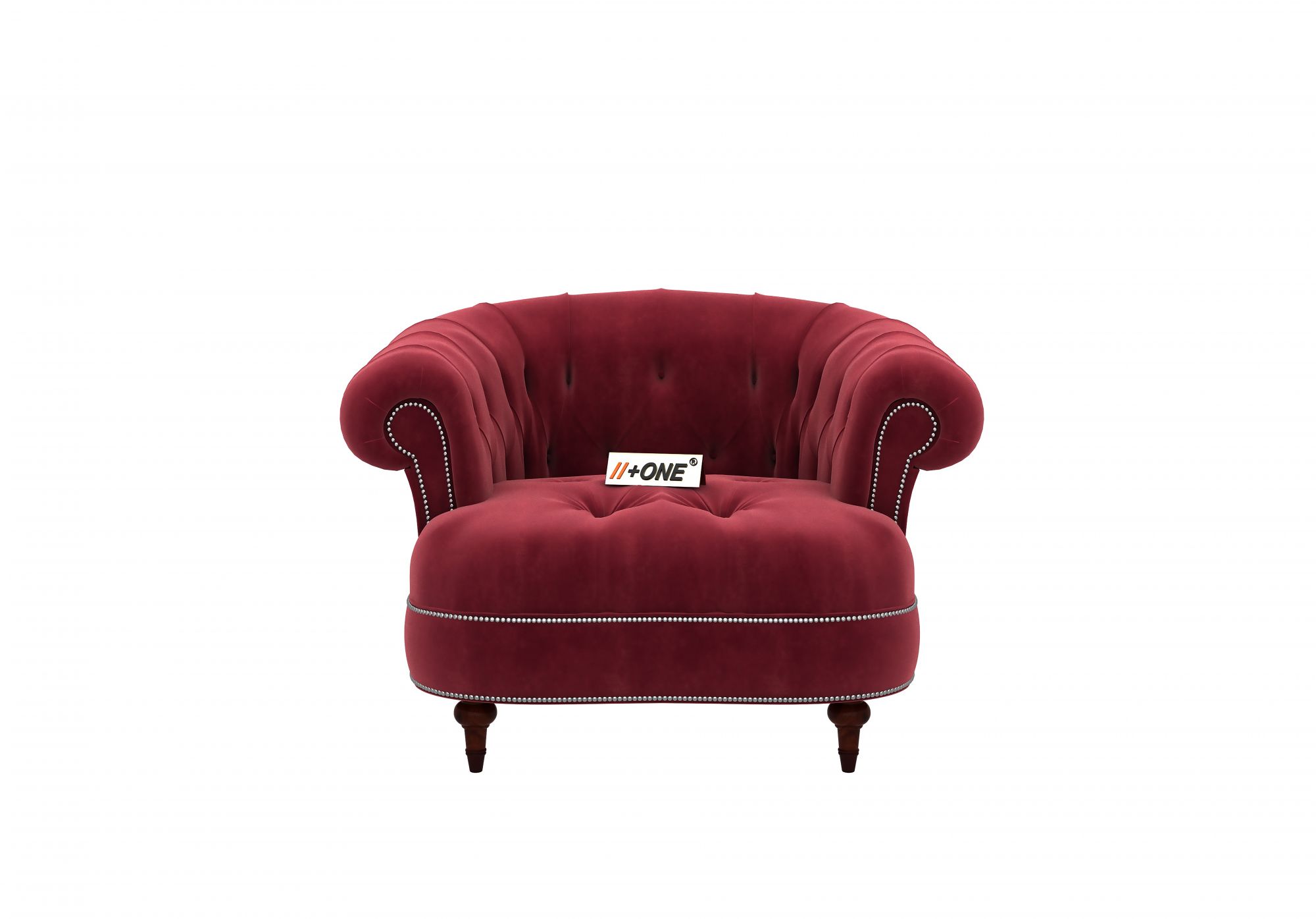 Duke Pomegranate 1 Seater Sofa