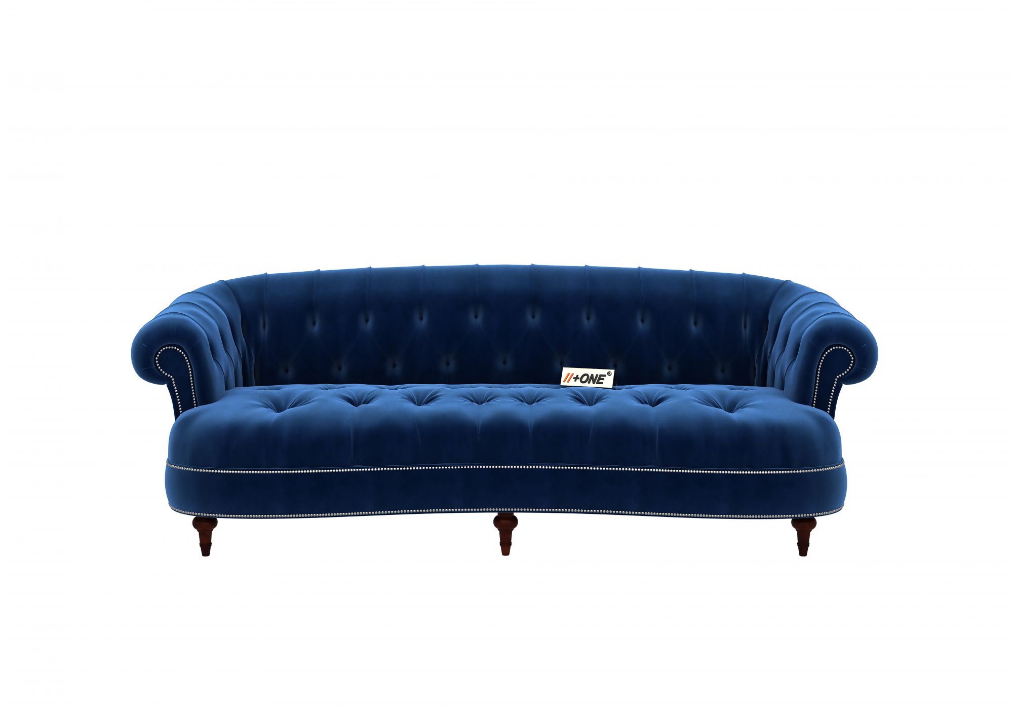 Duke Indigo Blue 3 Seater Sofa