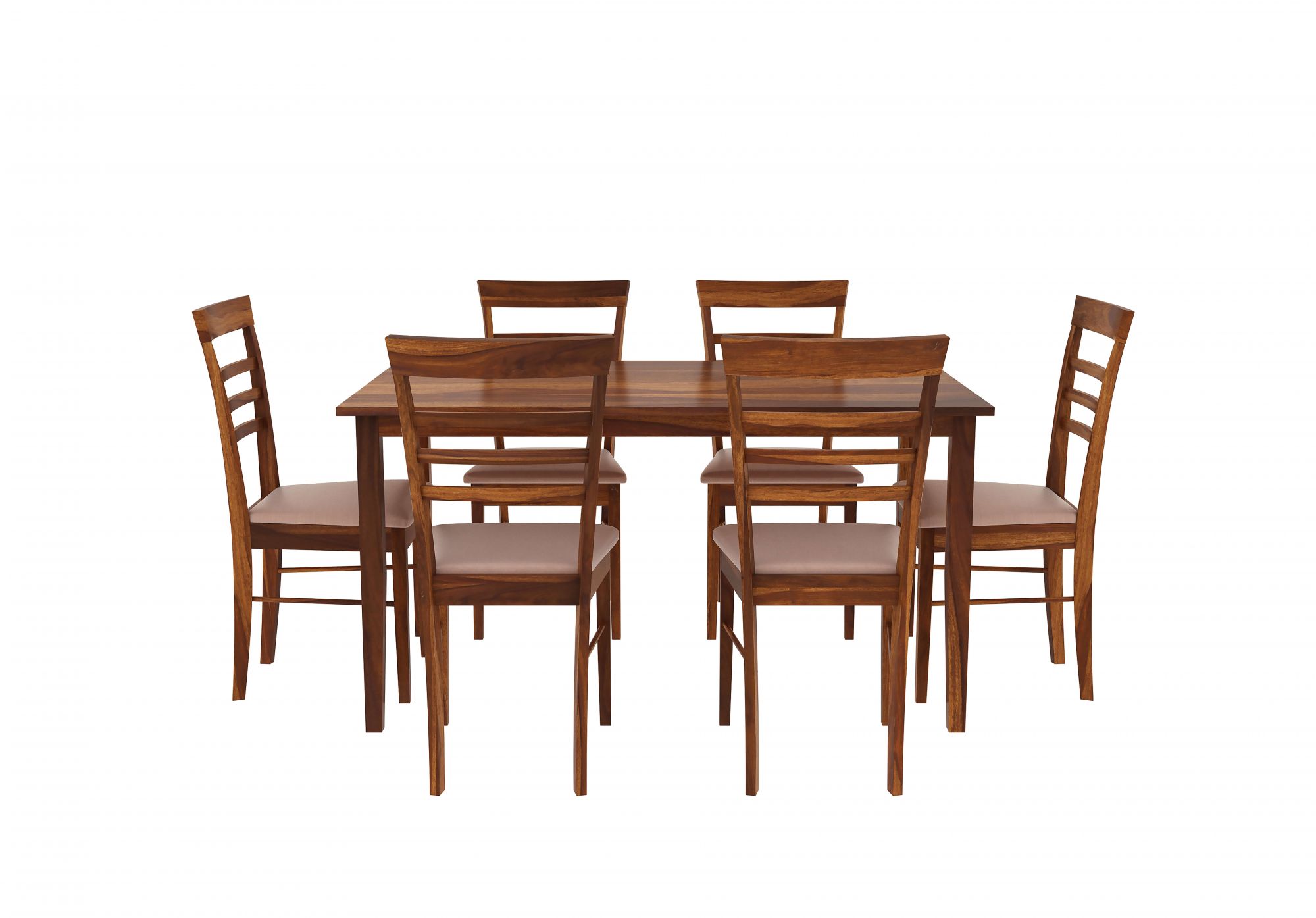 Lena Sheesham Wood Dining Table 6 Seater