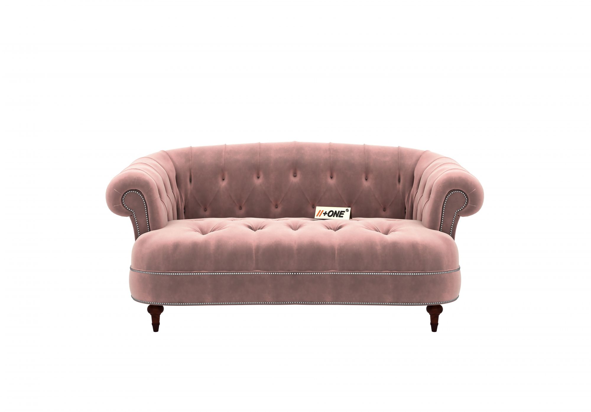 Duke Rose Dust 2 Seater Sofa