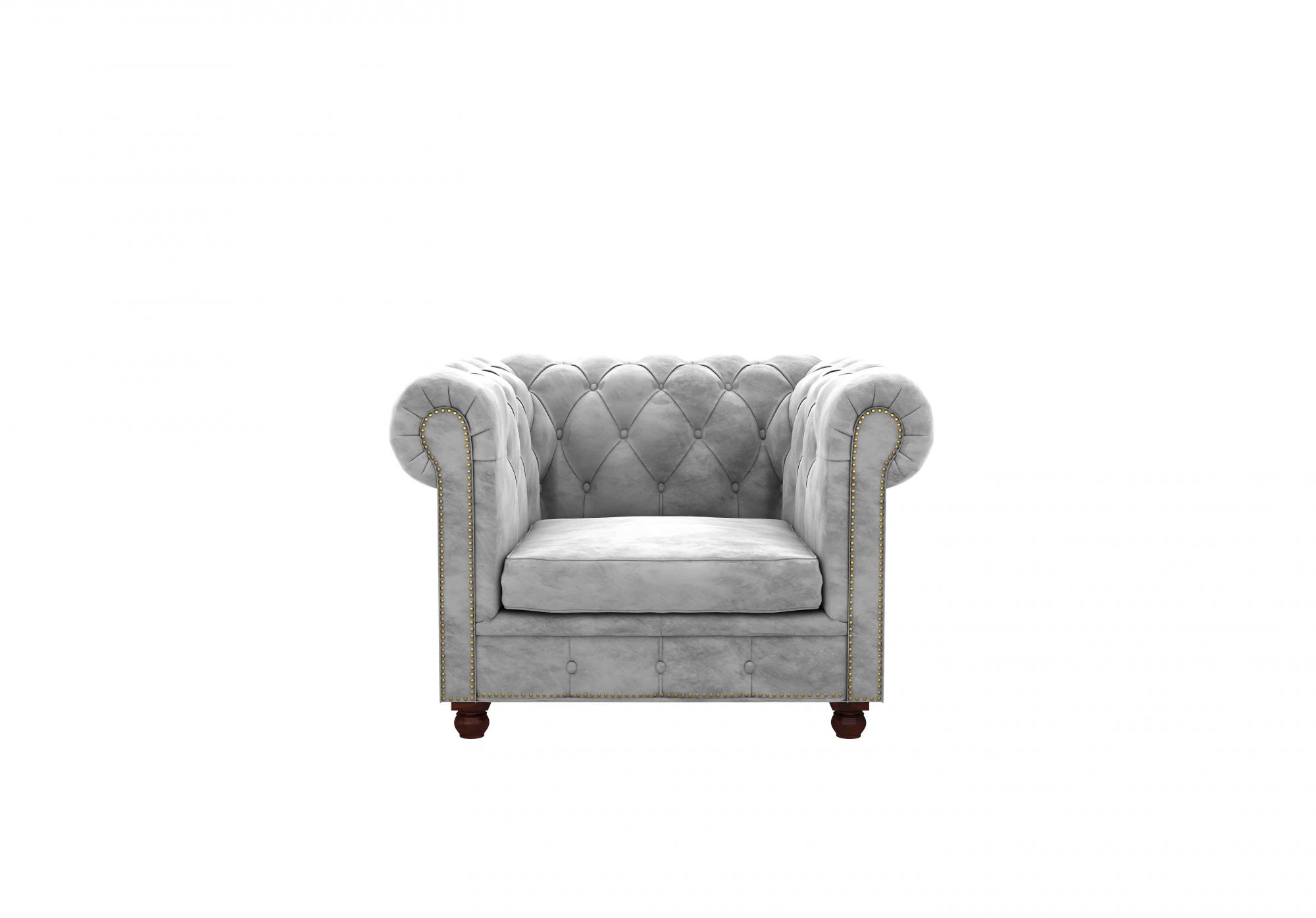 Windsor Brown 1 Seater Sofa Set