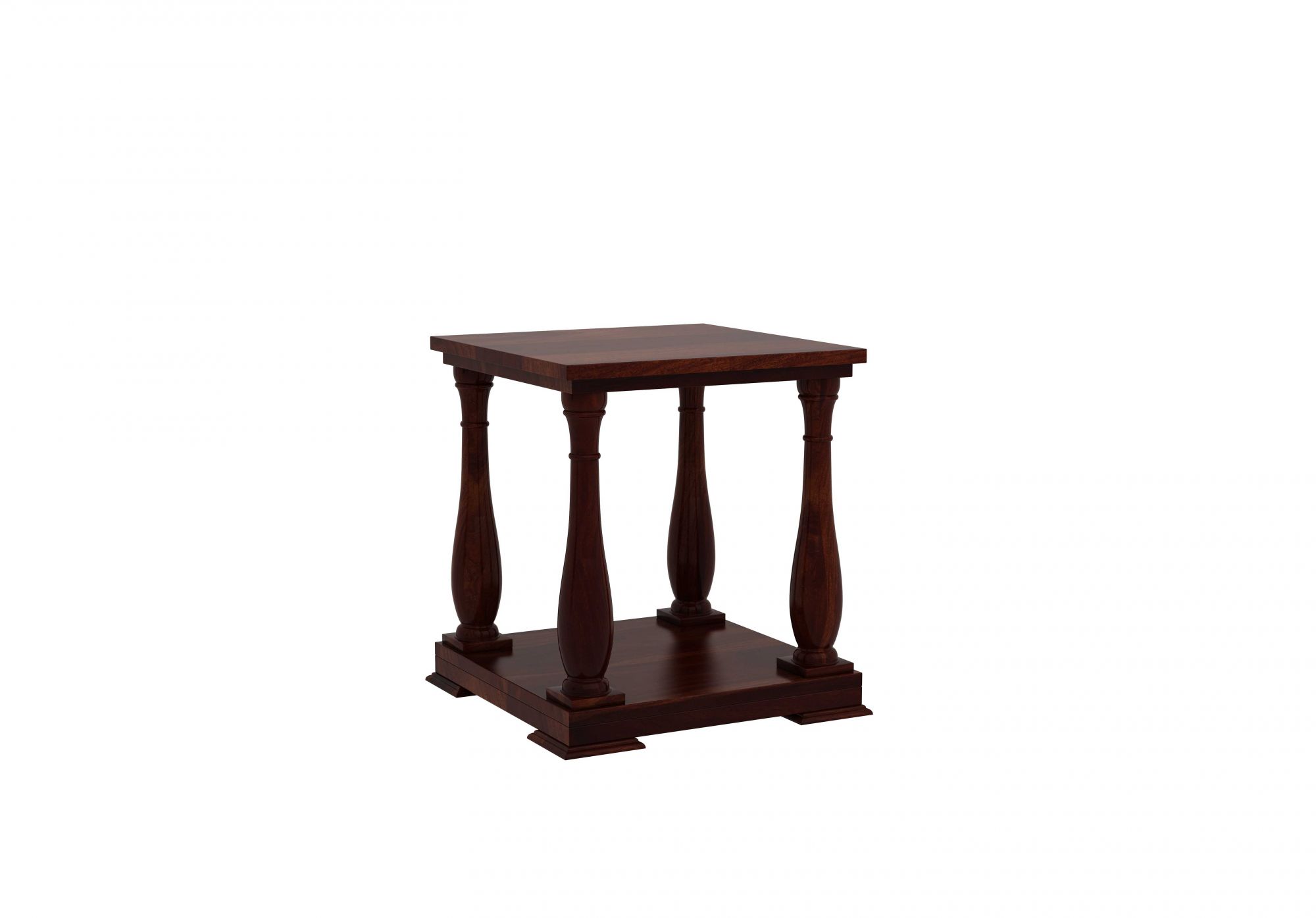 Aster Sheesham Wood Side Table