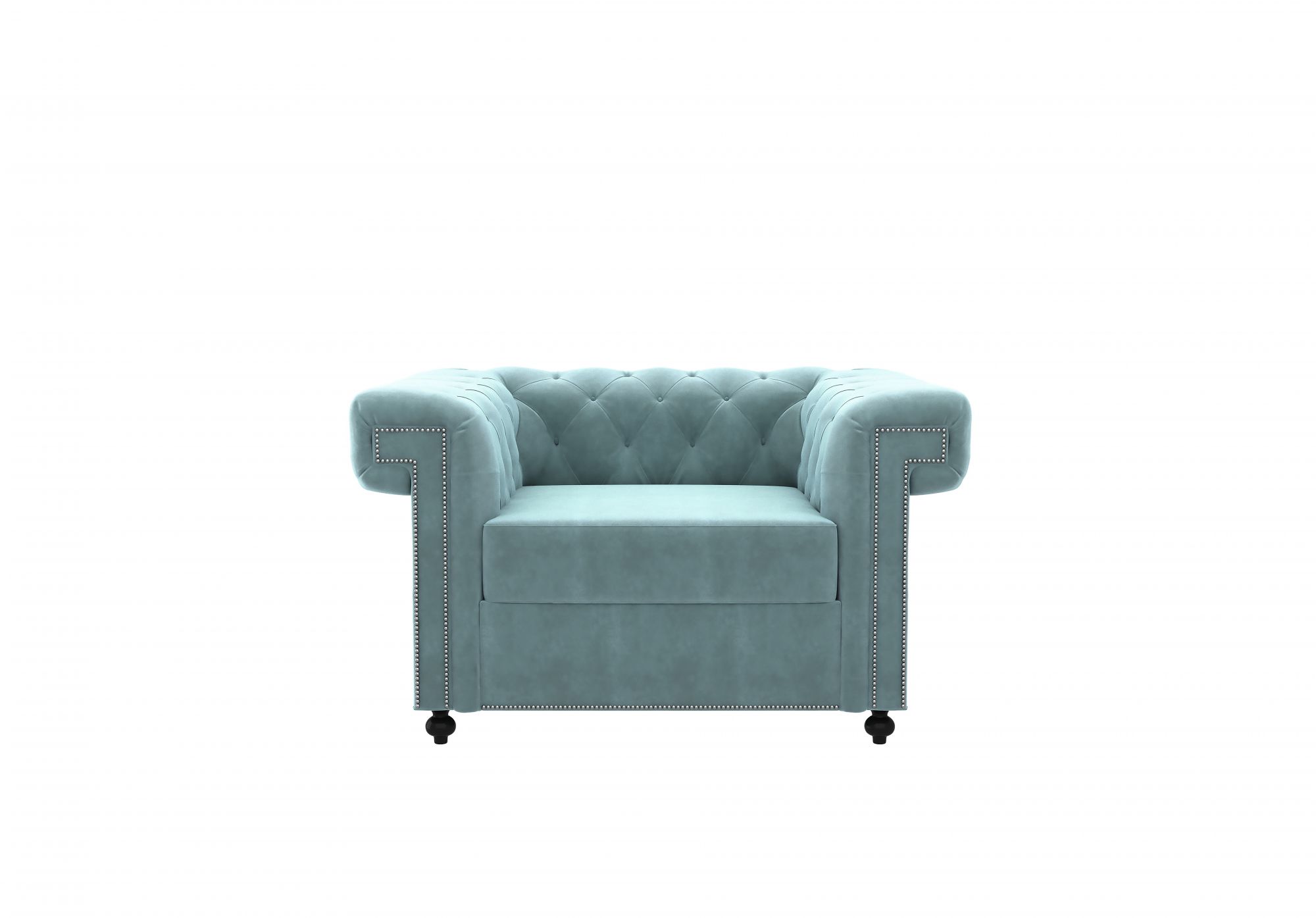 Octa Dusk Blue 1 Seater Sofa