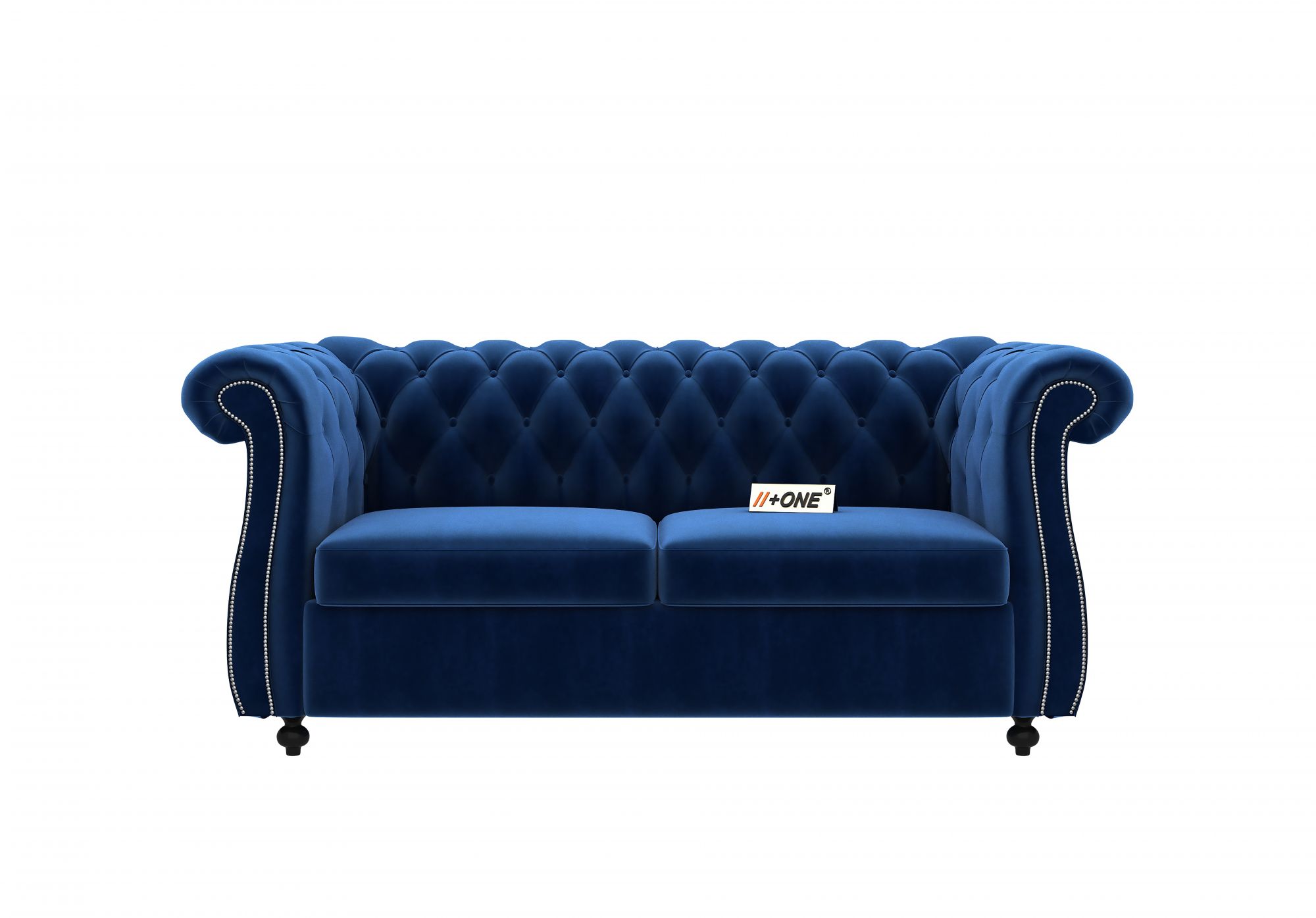 Lord Indigo Blue 2 Seater Sofa