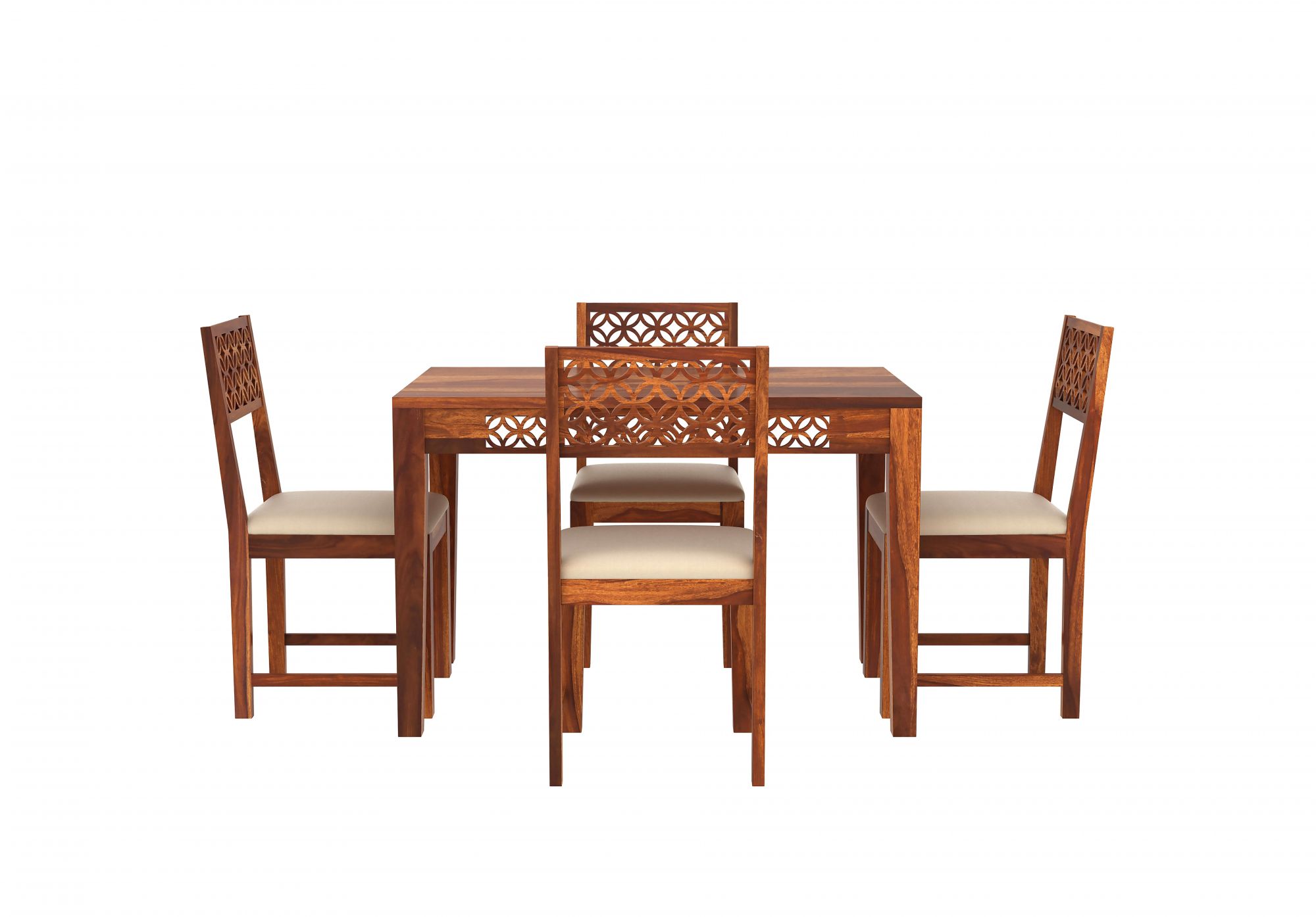Malta Sheesham Wood Dining Table 4 Seater