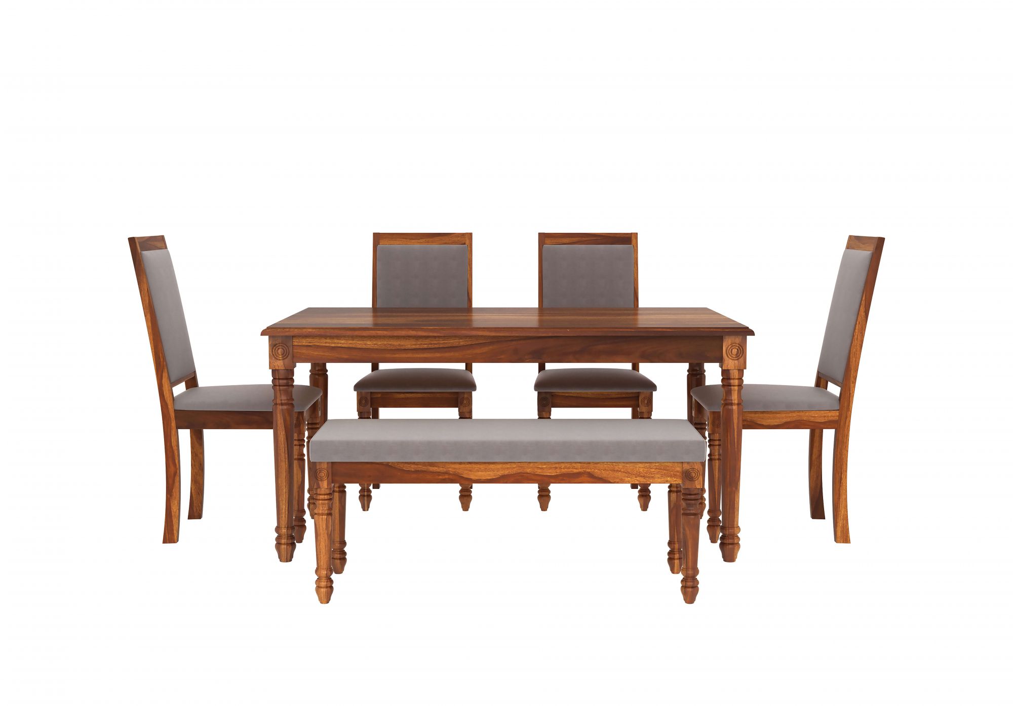 Harris Sheesham Wood Dining Table 6 Seater