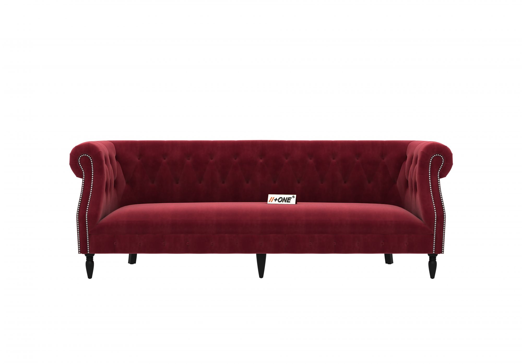 Baron Pomegranate 3 Seater Sofa