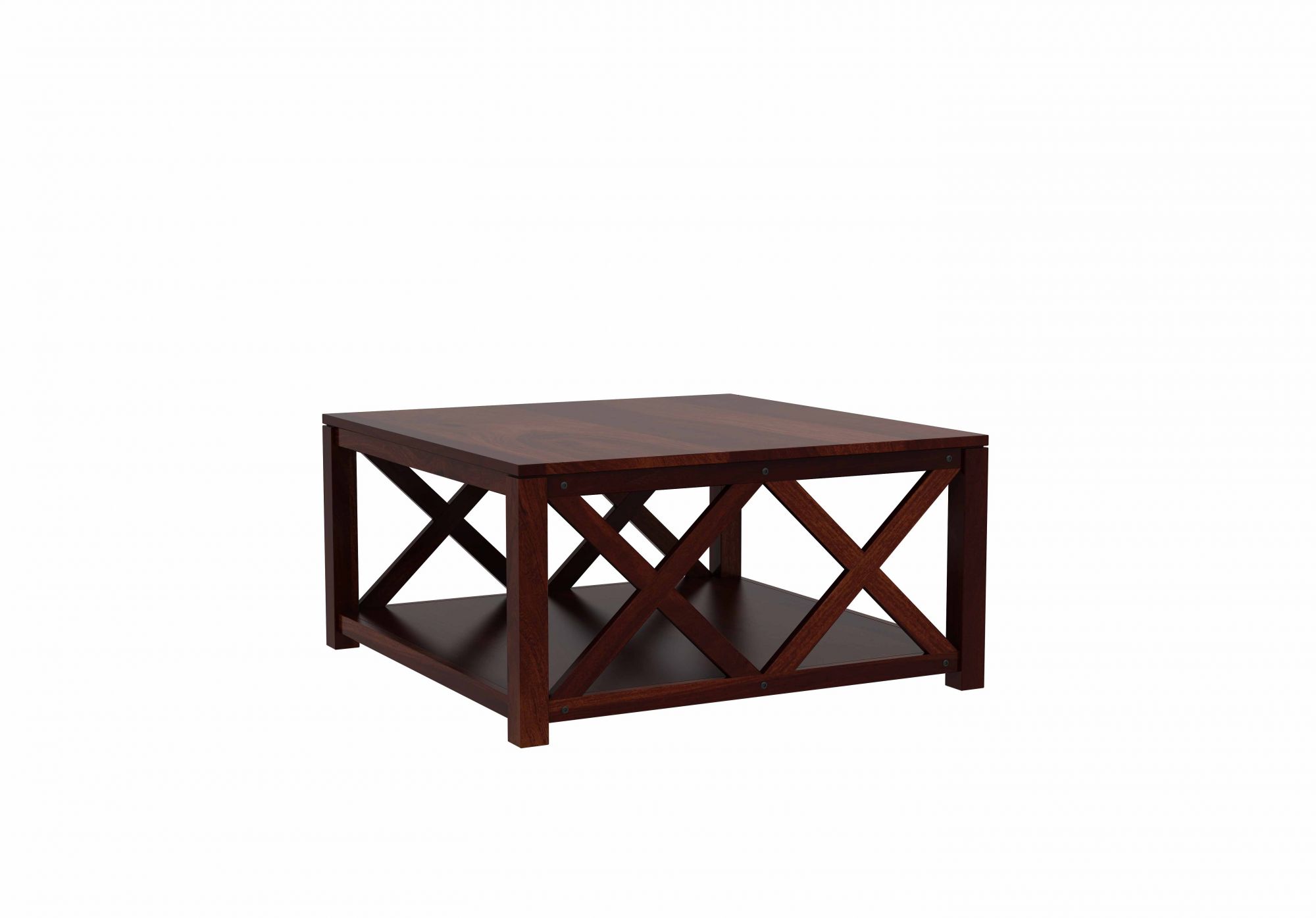 Bliss Wooden Center Table Walnut
