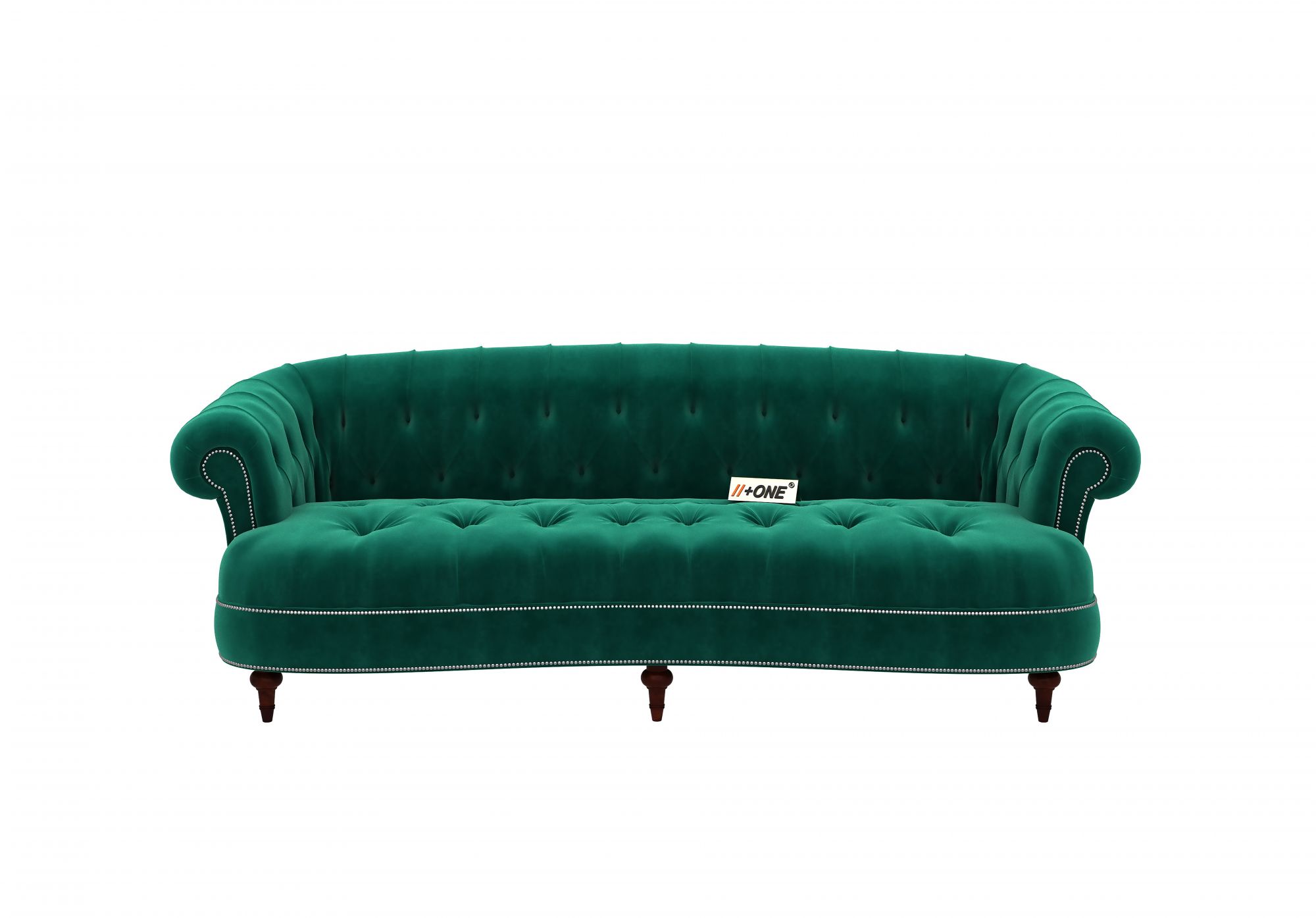 Duke Emerald Green 3 Seater Sofa