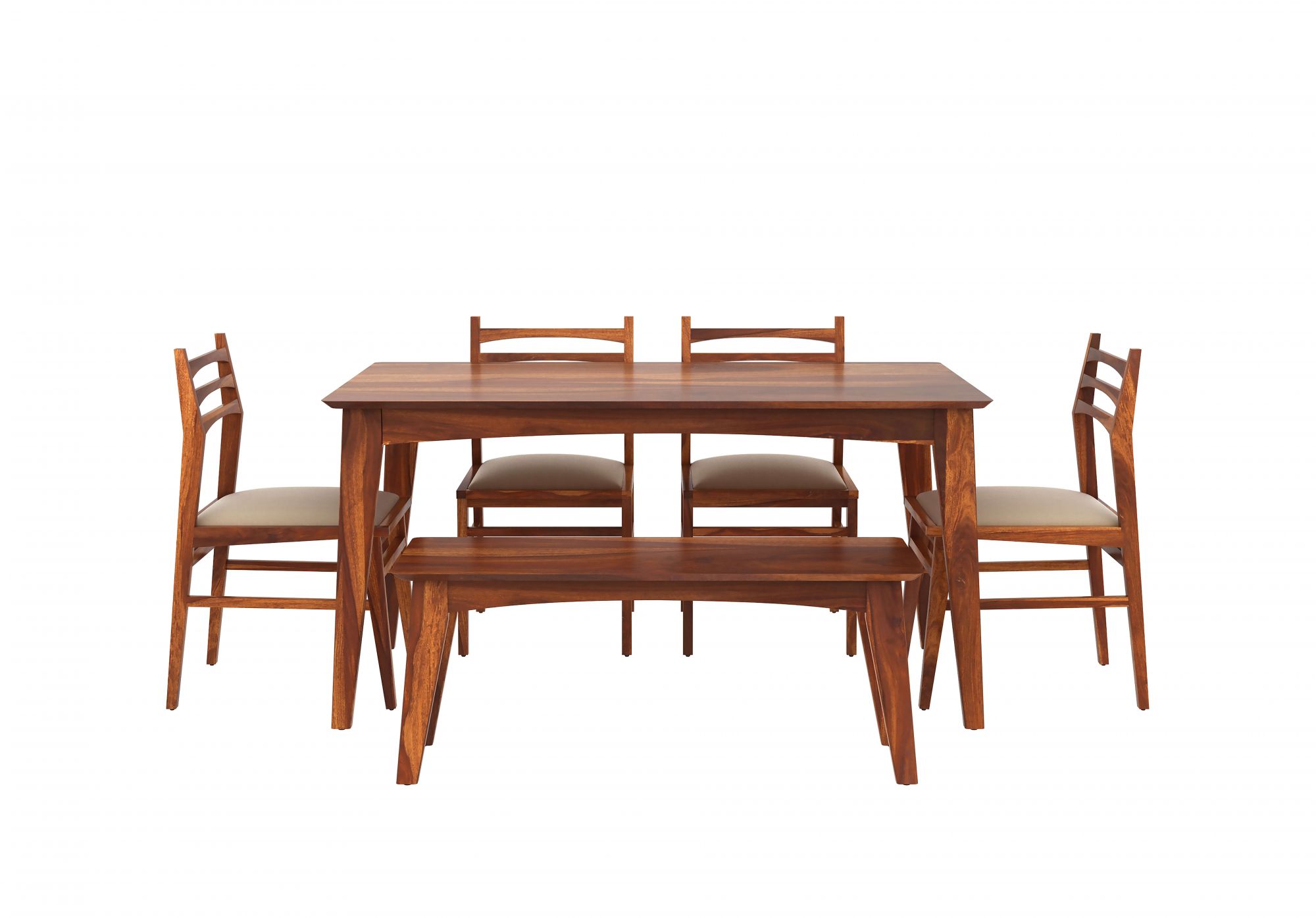 Gozo Sheesham Wood Dining Table 6 Seater
