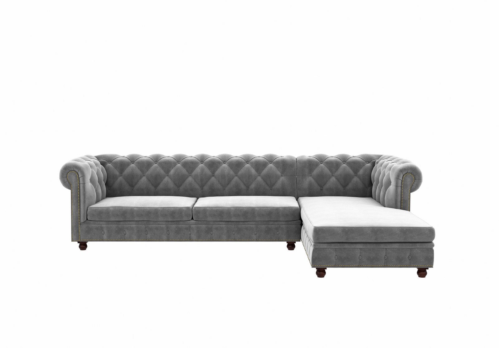 Windsor Grey L Shape Sofa Set