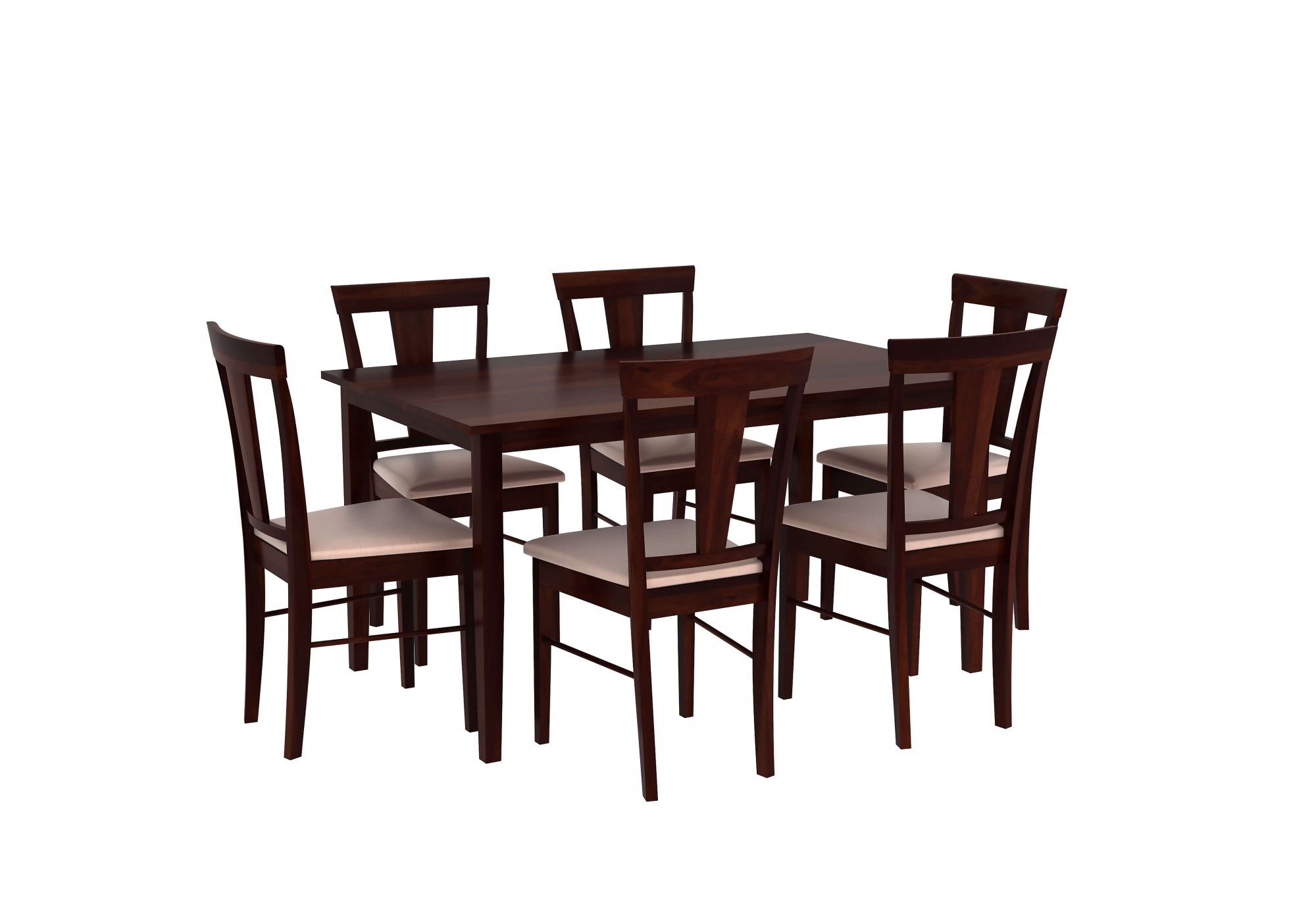 Amur Sheesham Wood Dining Table 6 Seater