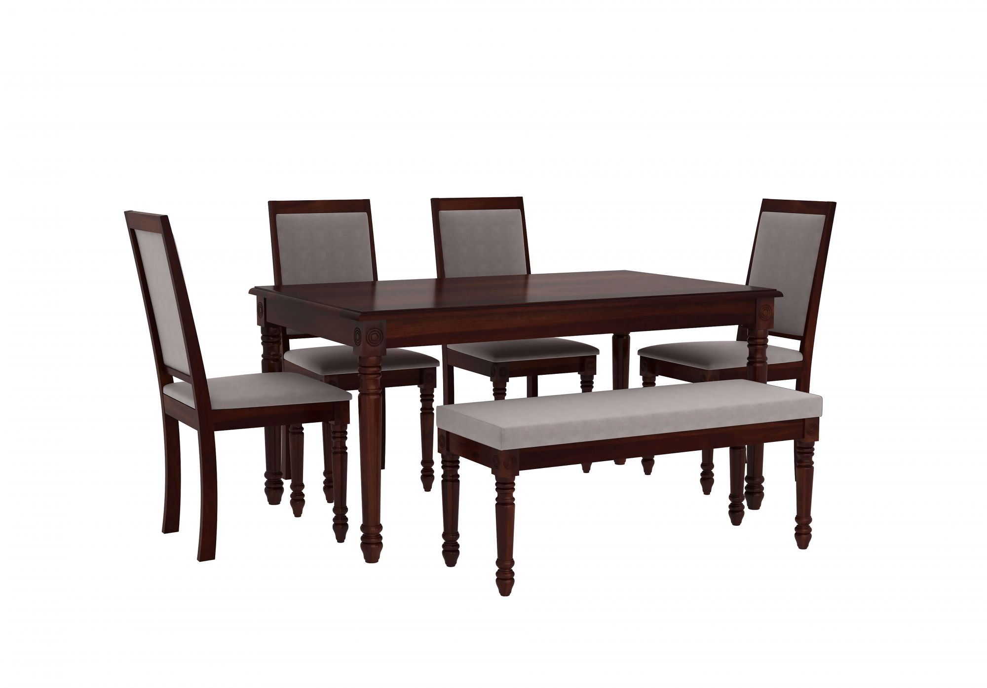 Harris Sheesham Wood Dining Table 6 Seater