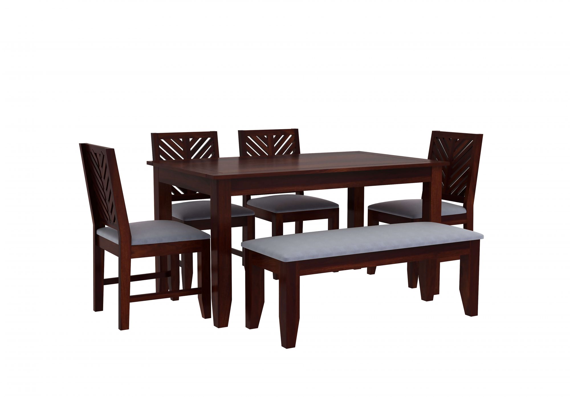 Corsica Sheesham Wood Dining Table 6 Seater