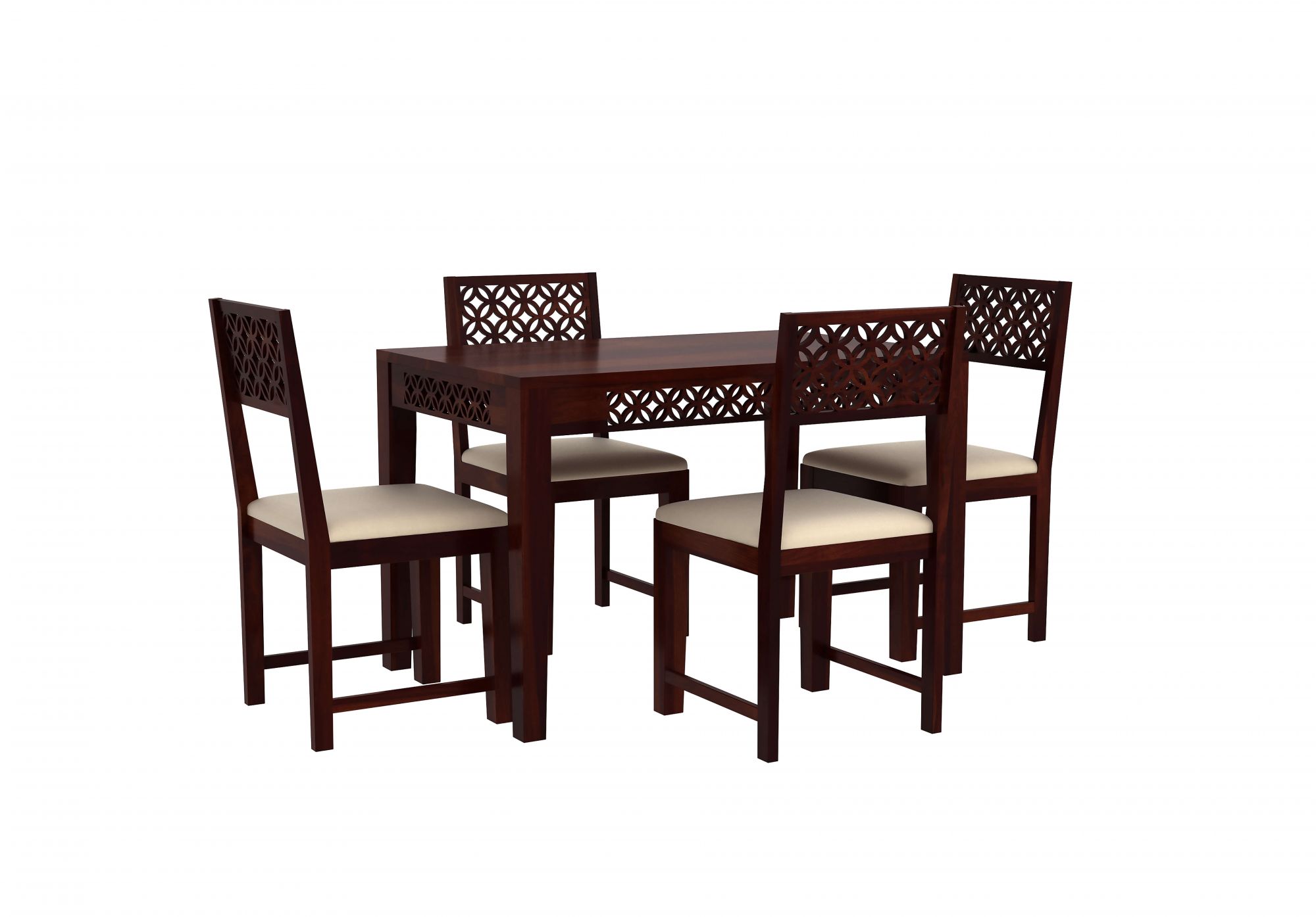 Malta Sheesham Wood Dining Table 4 Seater